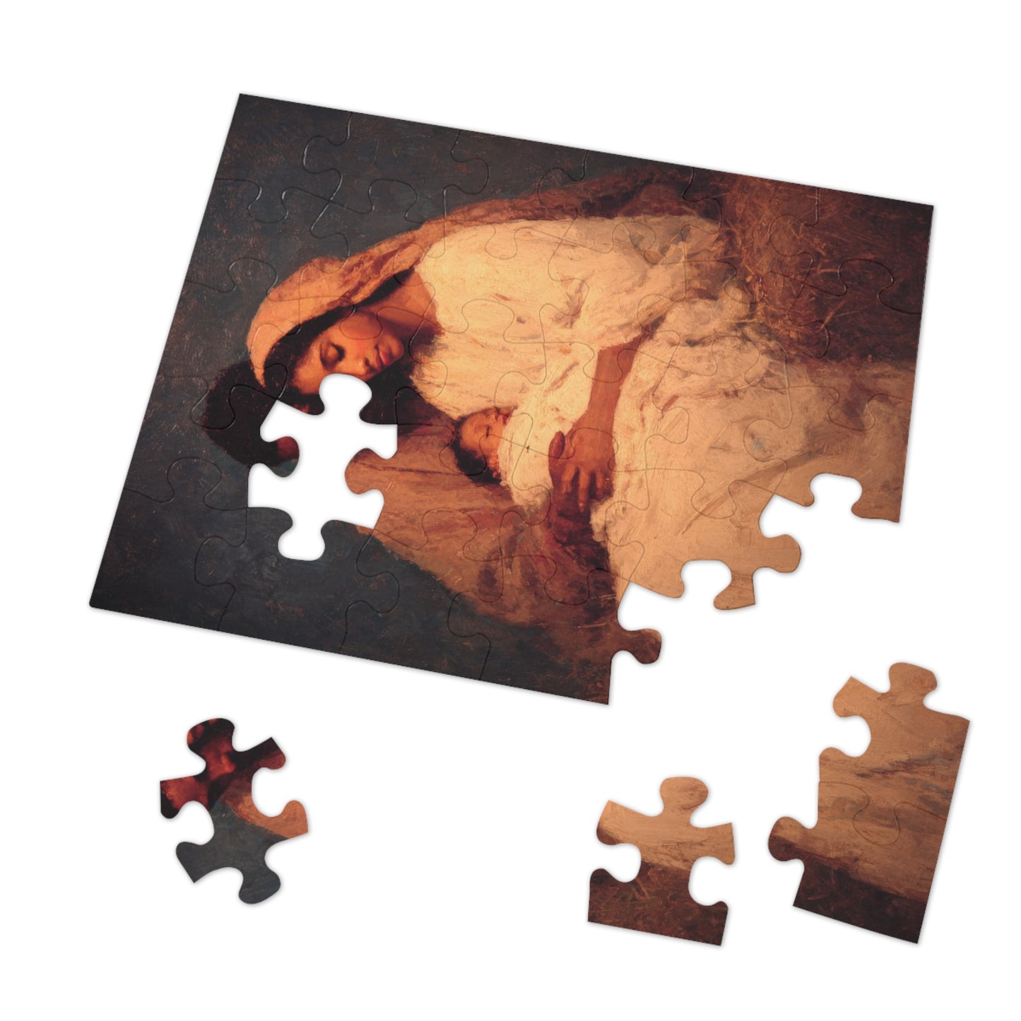 Love Made Visible in the Holy Family - Puzzle & Keepsake Tin - Religious Jigsaw Puzzle (30, 110, 252, 500,1000-Piece)
