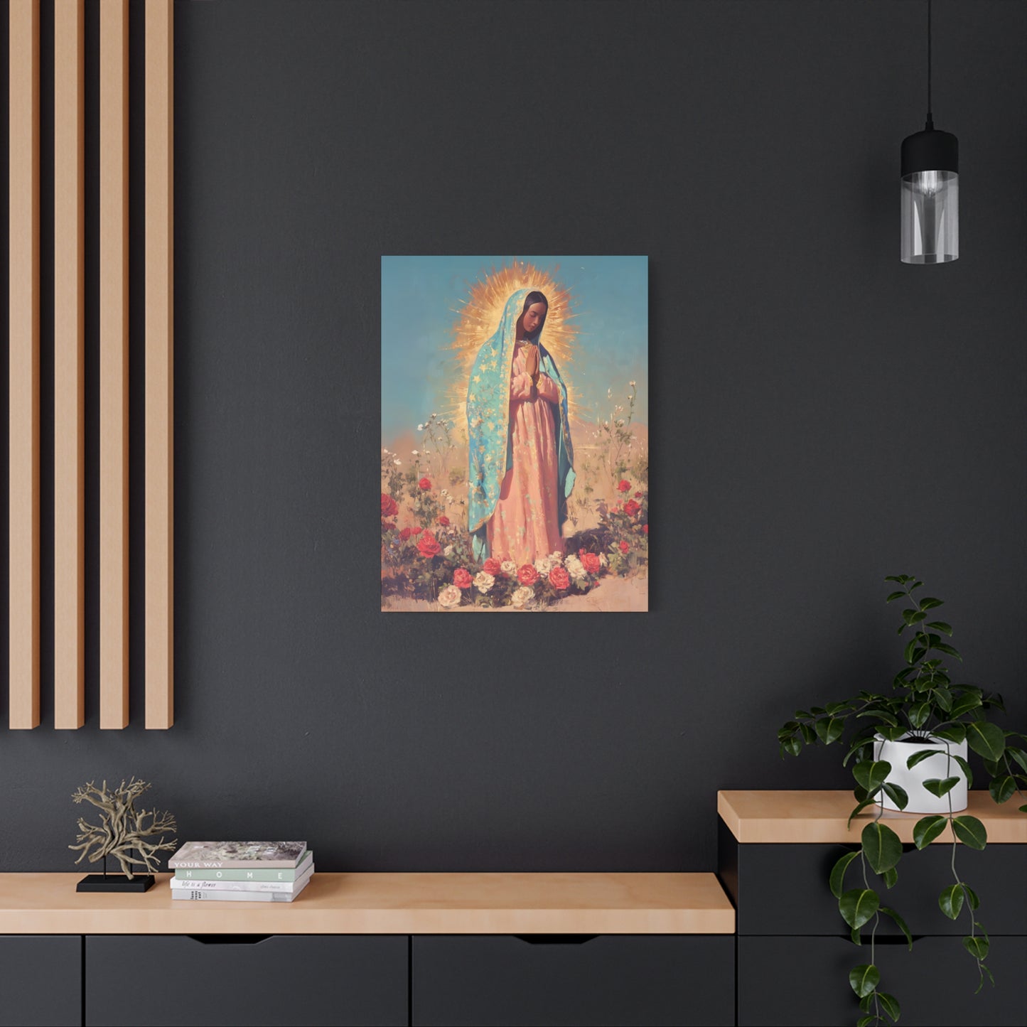 Our Lady of Guadalupe - Gallery Wrapped Canvas - Print - Religious Art for your Home - Catholic Art