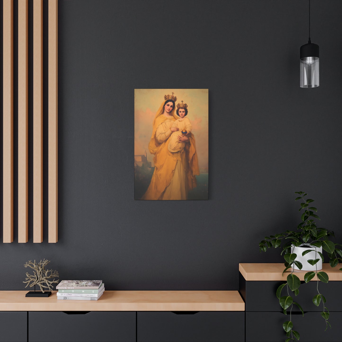 Our Lady of Prompt Succor - Gallery Wrapped Canvas - Print - Religious Art for your Home - Catholic