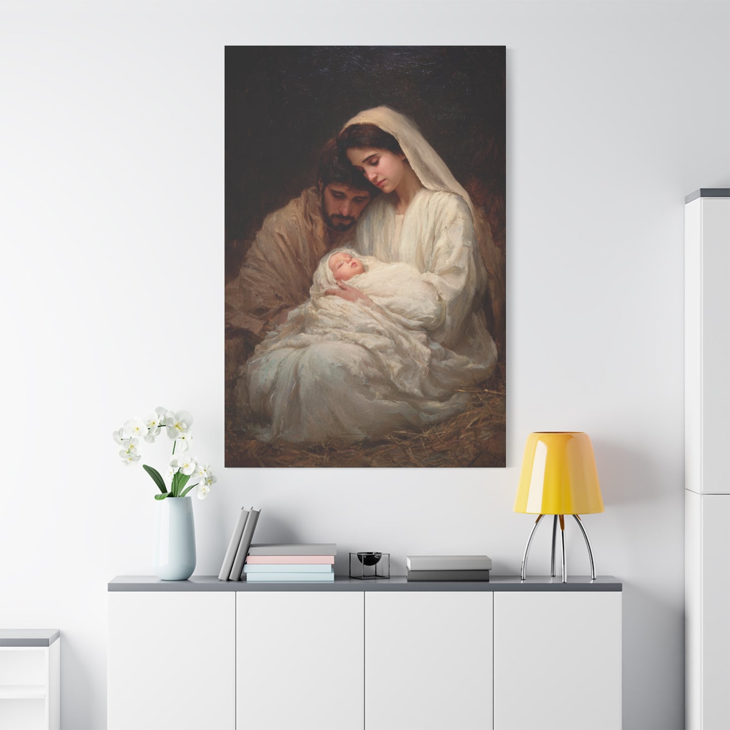 The Quiet Kingdom of the Holy Family - Gallery Wrapped Canvas - Print - Religious Art for your Home - Catholic