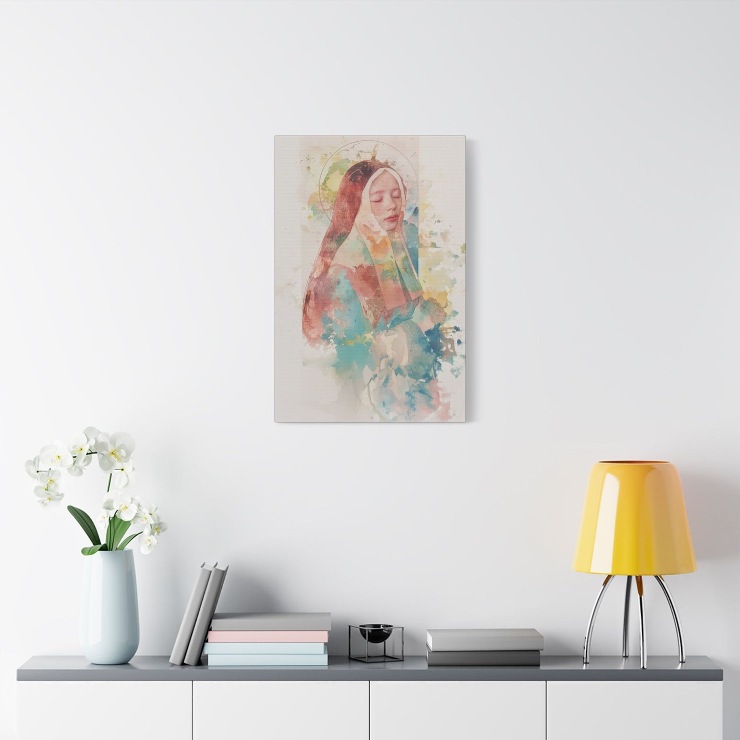 Saint Bernadette - Museum Wrapped Canvas - Sanctified Souls Print - Religious Art for your Home