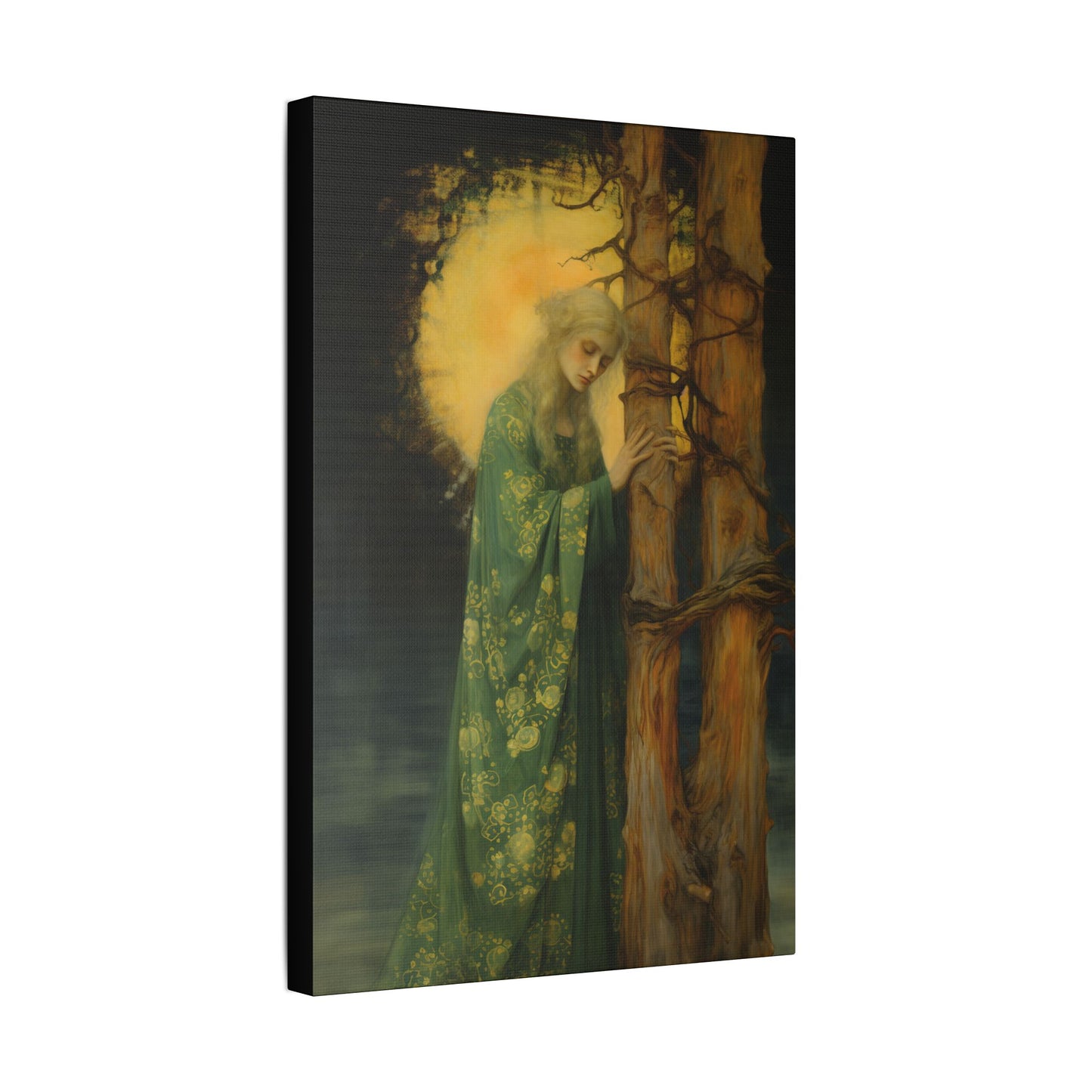 Saint Afra Canvas Print - Multiple Sizes - Catholic Home art - Gallery Wrapped Canvas - Sanctified Souls Print
