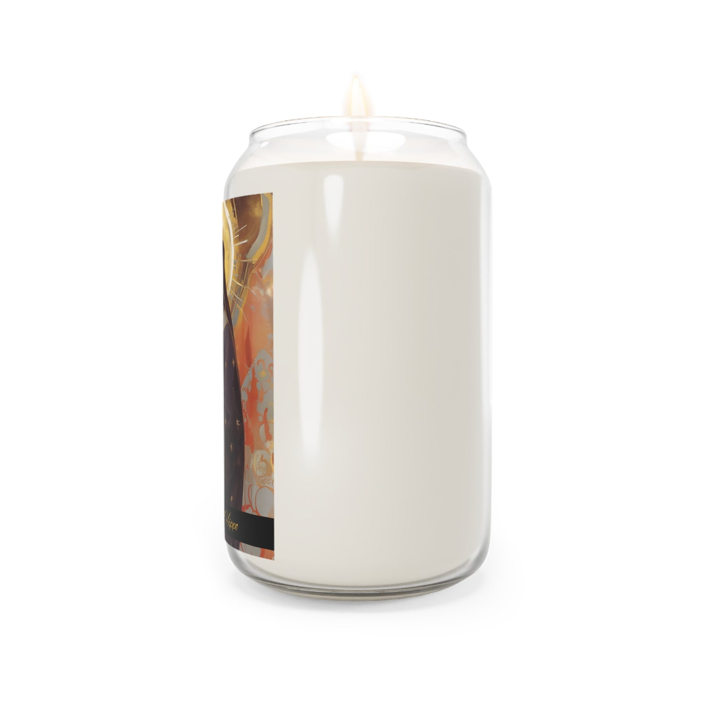 Saint Monica of Hippo - Scented Prayer Candle, 13.75oz -  Candle - Catholic Art - prayer room Scented Candle - Catholic Saint Art