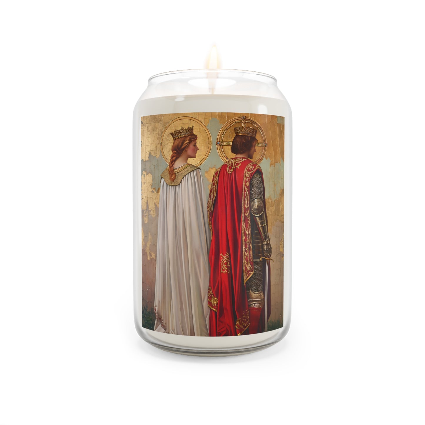 Saint Gwladys and Saint Gwynlly  - Scented Prayer Candle, 13.75oz -  Candle - Catholic Art - prayer room Scented Candle - Religious gift