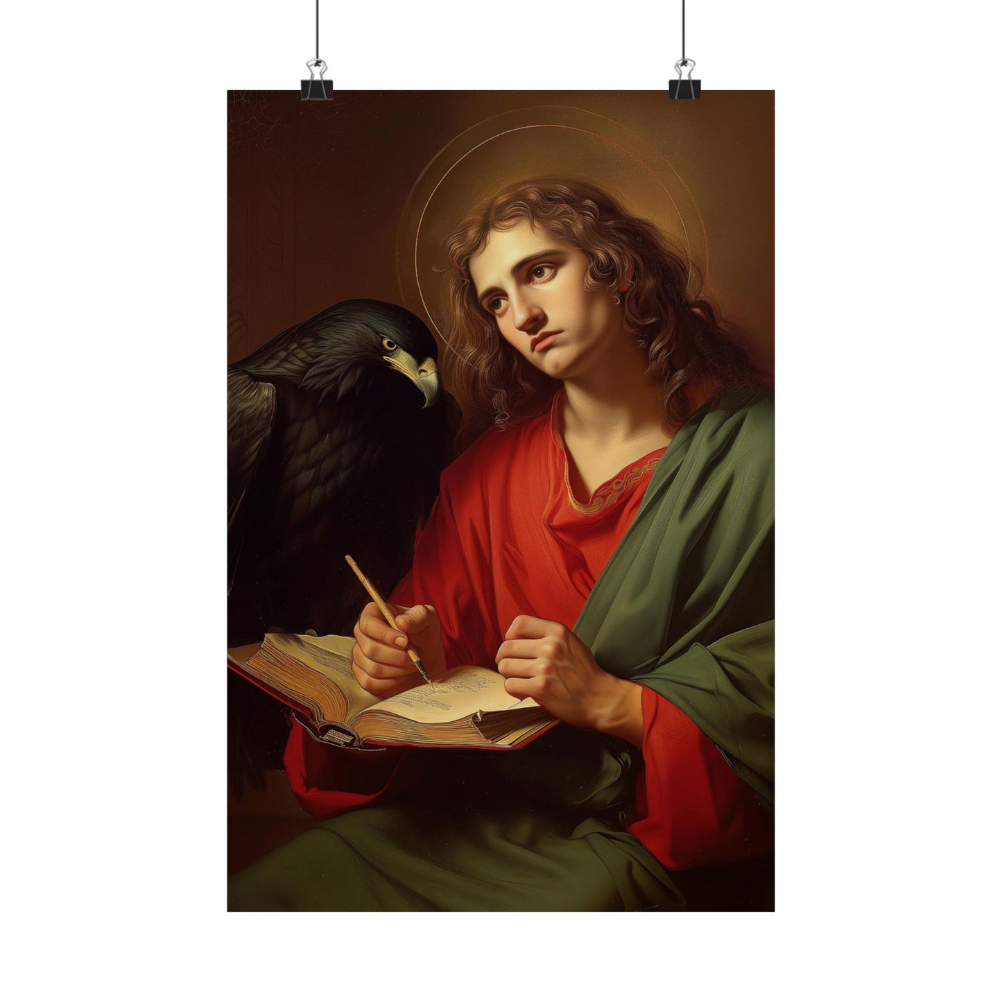 Saint John the Apostle - Sanctified Souls Print - Multiple Sizes - Premium Matte Vertical Posters