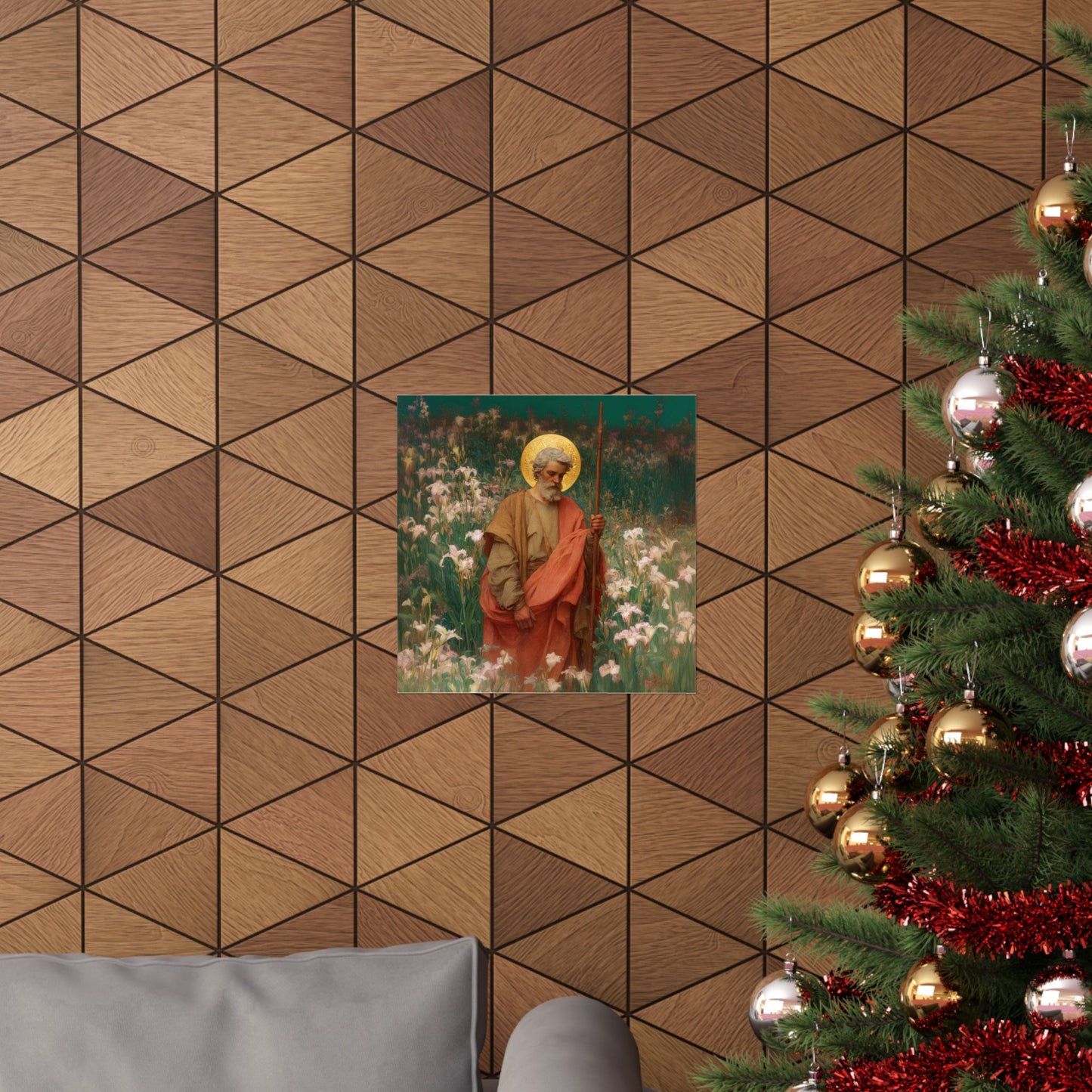 Saint James the Lesser  - Sanctified Souls Print - Multiple Sizes - Premium Posters - Catholic Art - Christian Home Decor Artwork