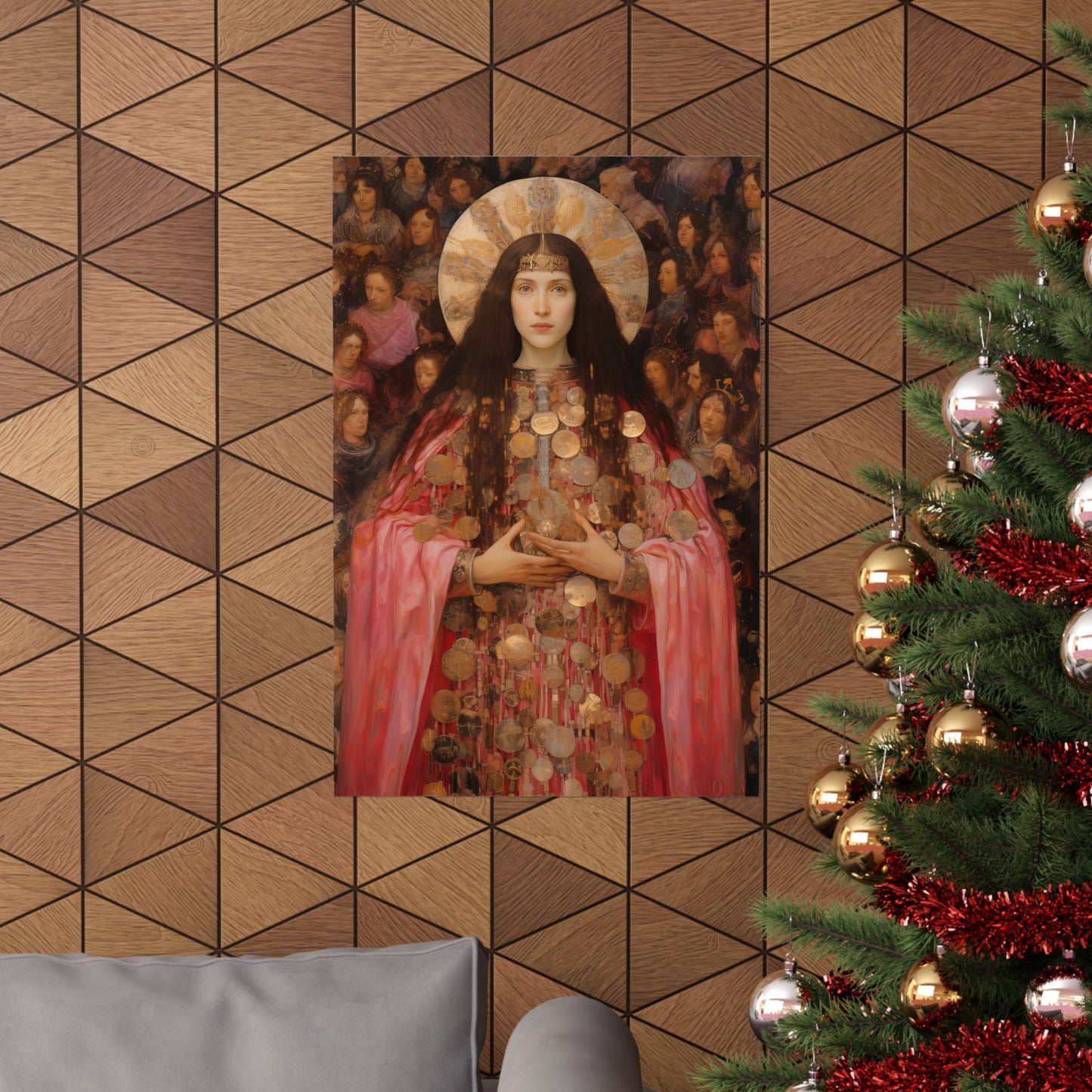 Saint Praxedes Print - Sanctified Souls Print - Multiple Sizes - Premium Matte Vertical Posters