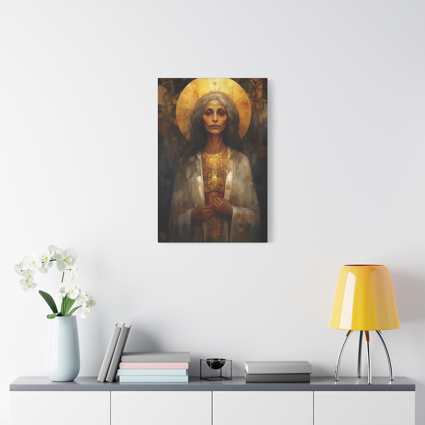 Saint Mary of Egypt - Museum Wrapped Canvas - Sanctified Souls Print - Religious Art for your Home