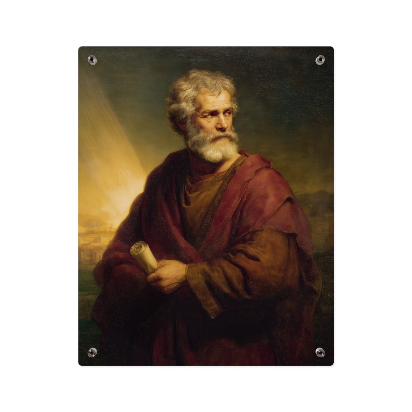 Saint Phillip Acrylic Wall Art Panel - Ready to Hang Acrylic Print - Patron Saint Art - Catholic Saint Art