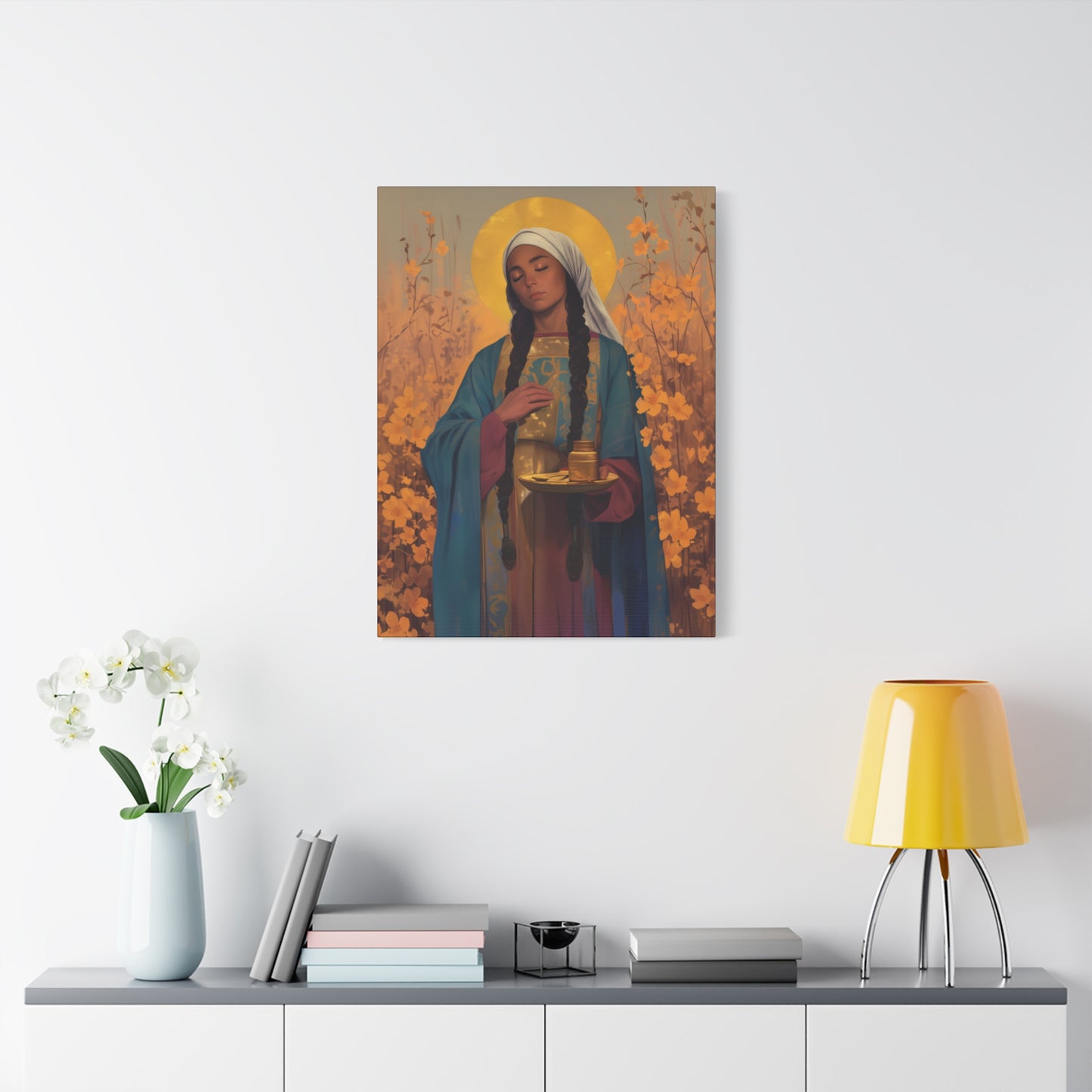 Saint Hermione of Ephesus - Gallery Wrapped Canvas - Print - Religious Art for your Home - Catholic Art Print