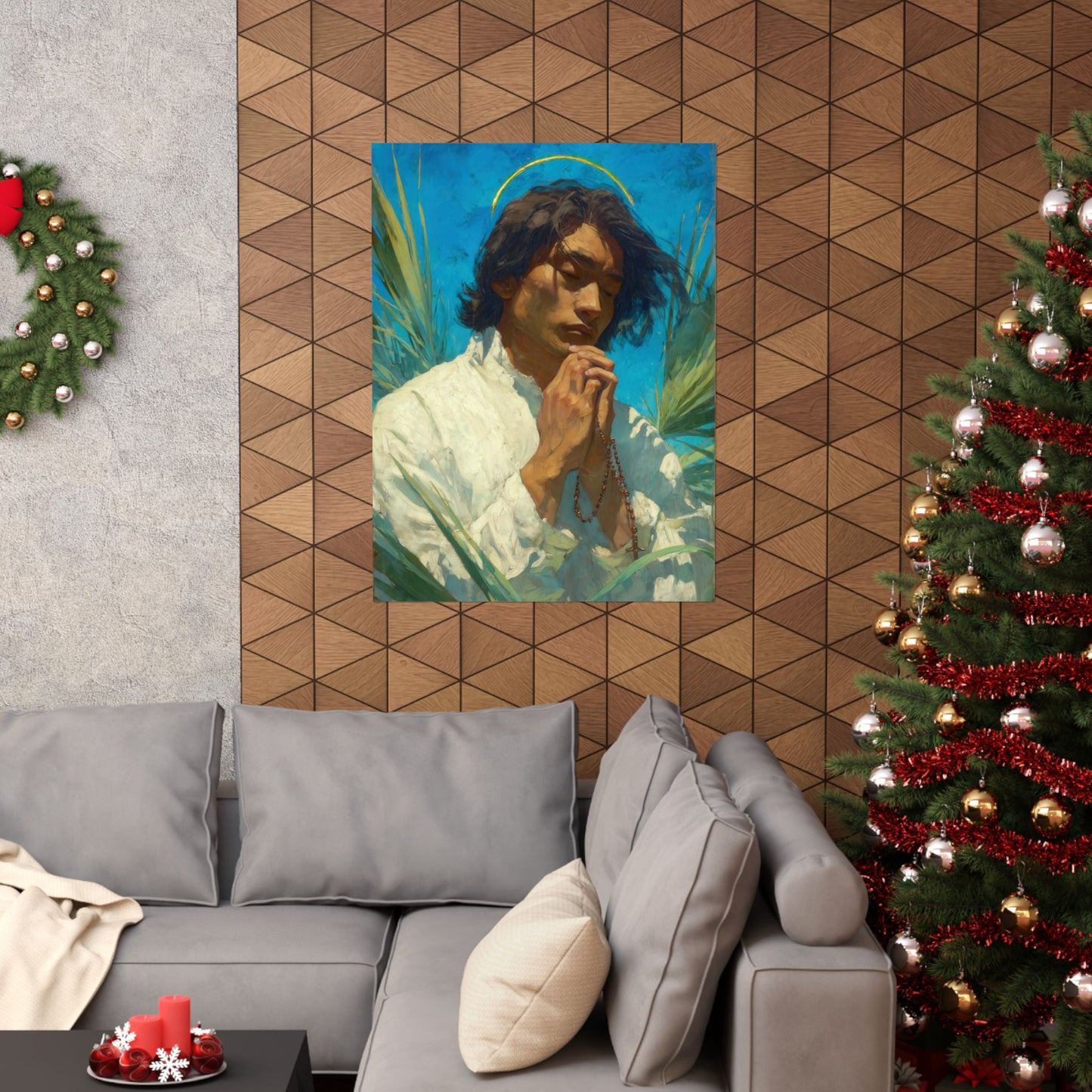 Saint Lorenzo Ruiz -  Catholic Art - Multiple Sizes - Premium Posters - Catholic Art - Christian Home - Catholic Saint Art
