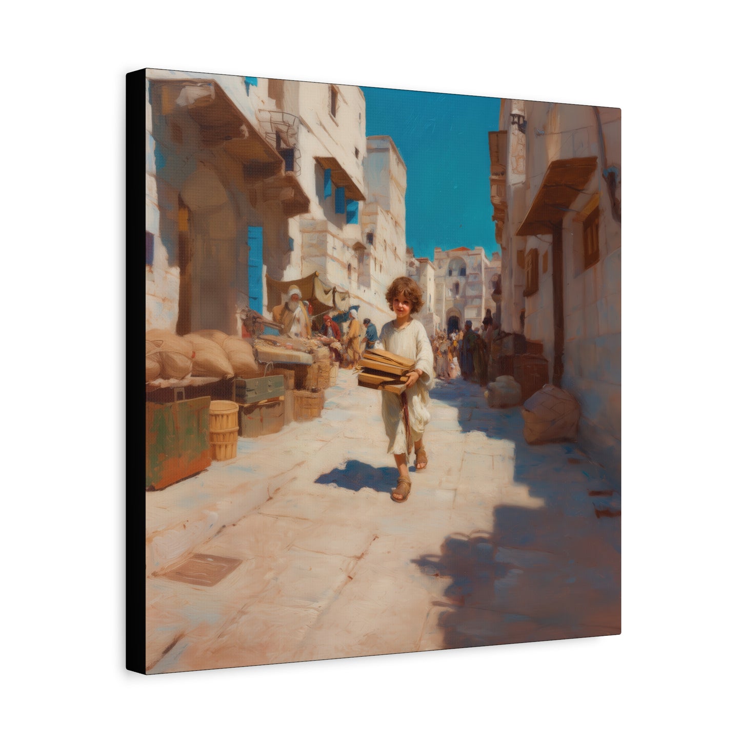 Nazareth and the Hidden Light of Christ - Gallery Wrapped Canvas - Print - Religious Art for your Home - Catholic Art