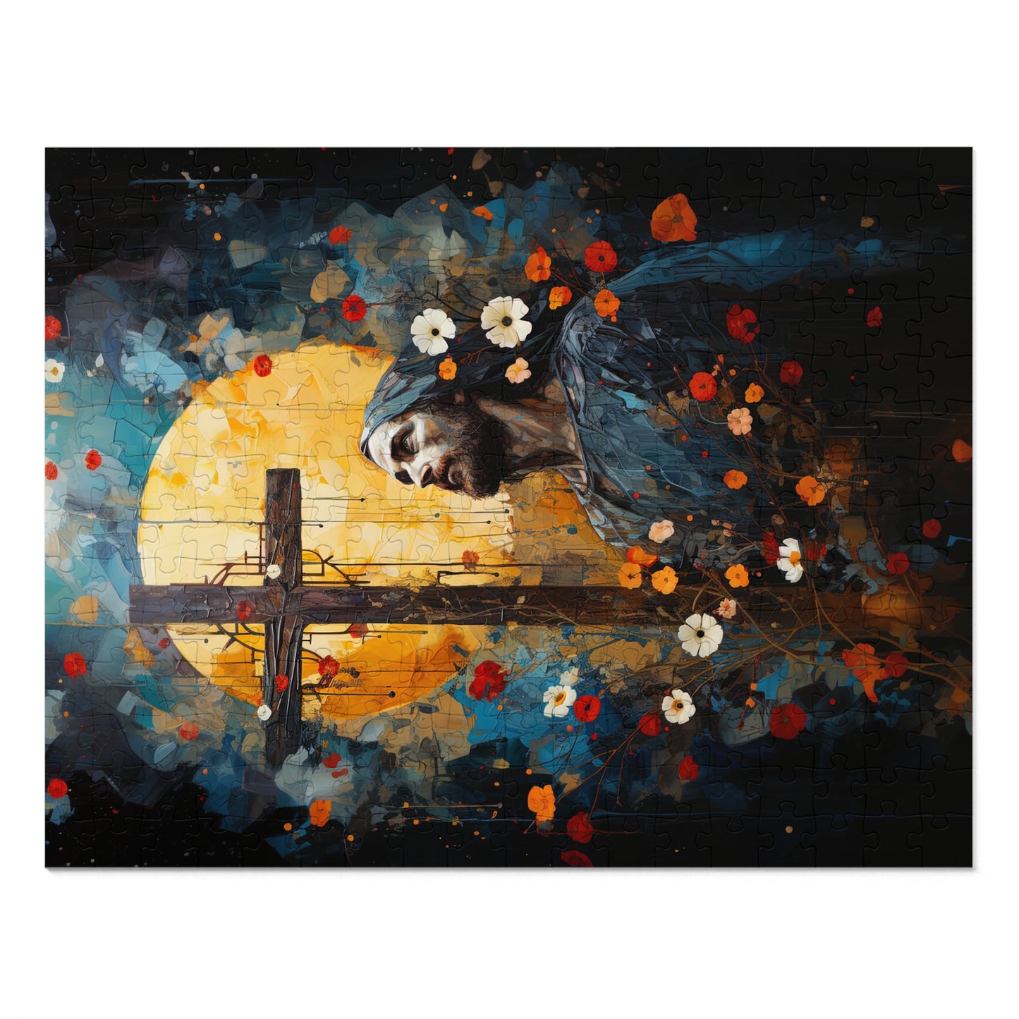 The Cross of Salvation - Puzzle and Keepsake Tin - Religious Jigsaw Puzzle (30, 110, 252, 500,1000-Piece) - Religious Puzzle