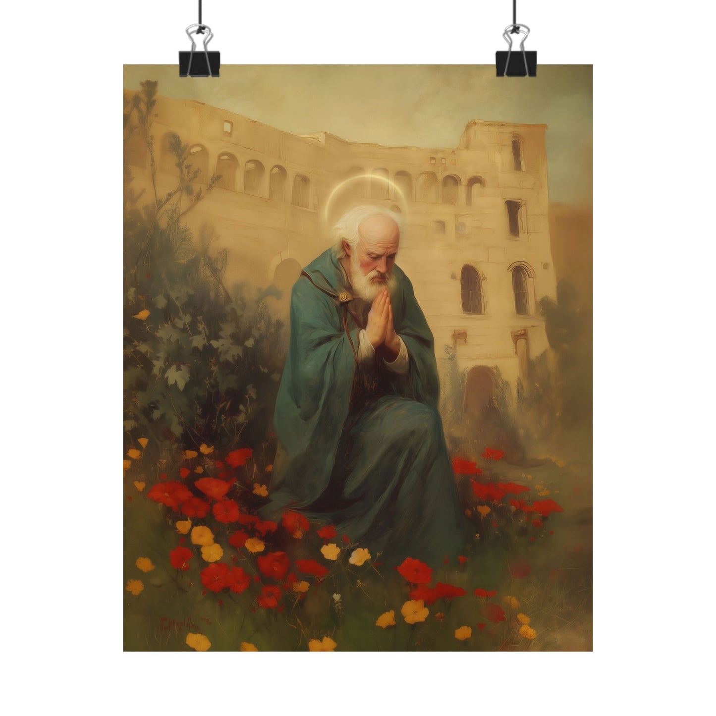 Saint Cyprian -  Catholic Art - Multiple Sizes - Premium Posters - Catholic Art - Christian Home - Catholic Saint Art