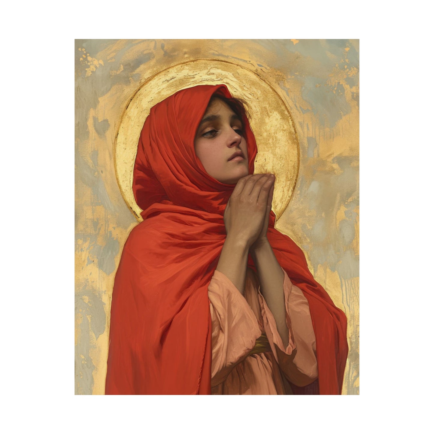 Saint Laura of Cordoba - Sanctified Souls Print - Multiple Sizes - Premium Posters - Catholic Art - Christian Home Decor Art
