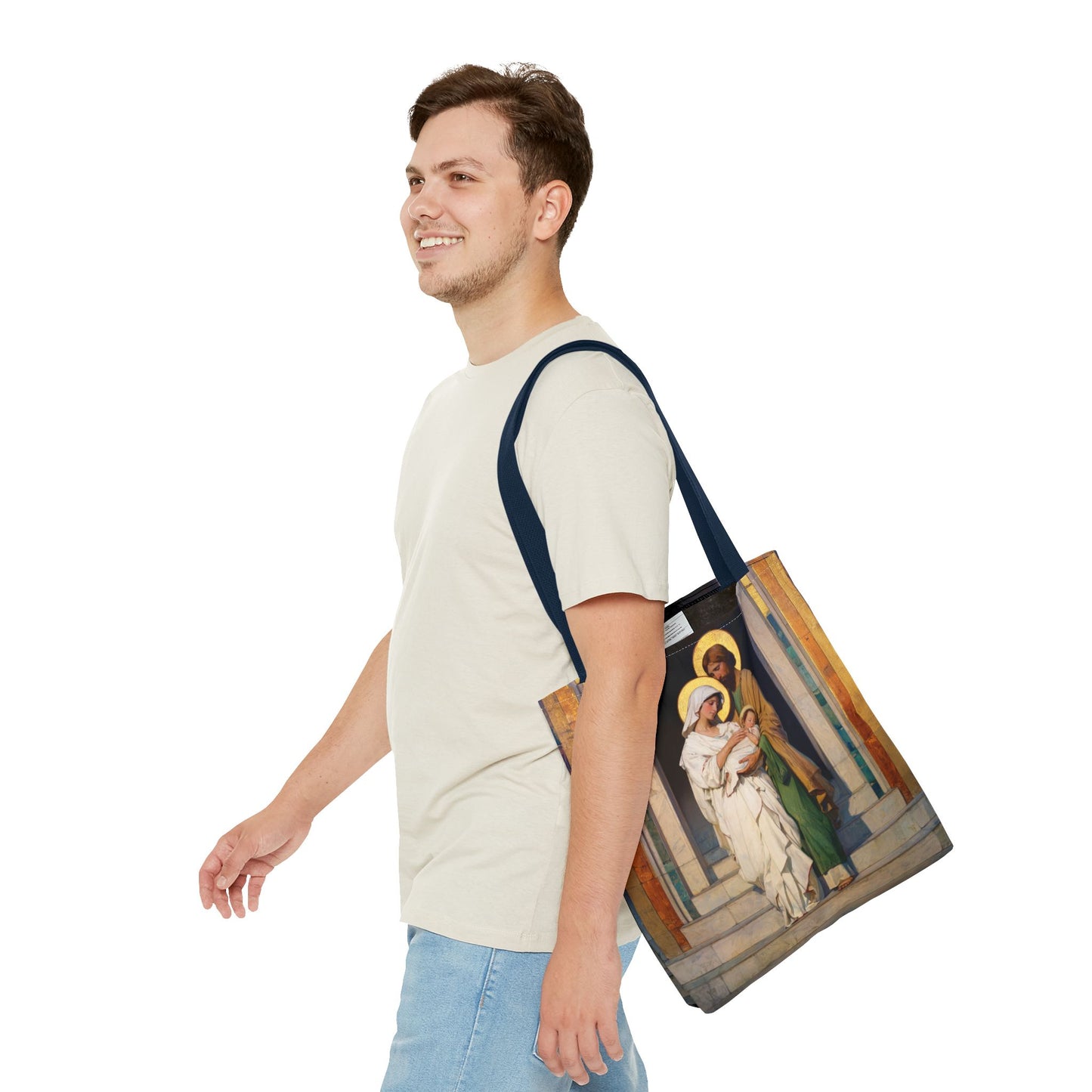 The Feast of the Presentation of the Lord - Holy Family - Tote Bag - Large Medium Small Faith Art Bag - Re-usable Tote Purse - Double Sided