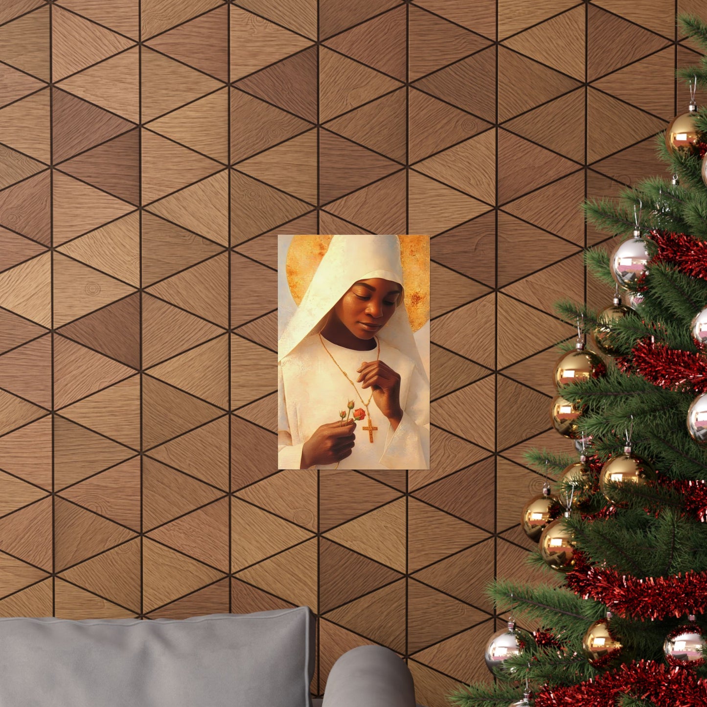 Blessed Marie-Clementine Anuarite Nengapeta - Sanctified Souls Print - Multiple Sizes - Premium Matte Vertical Posters
