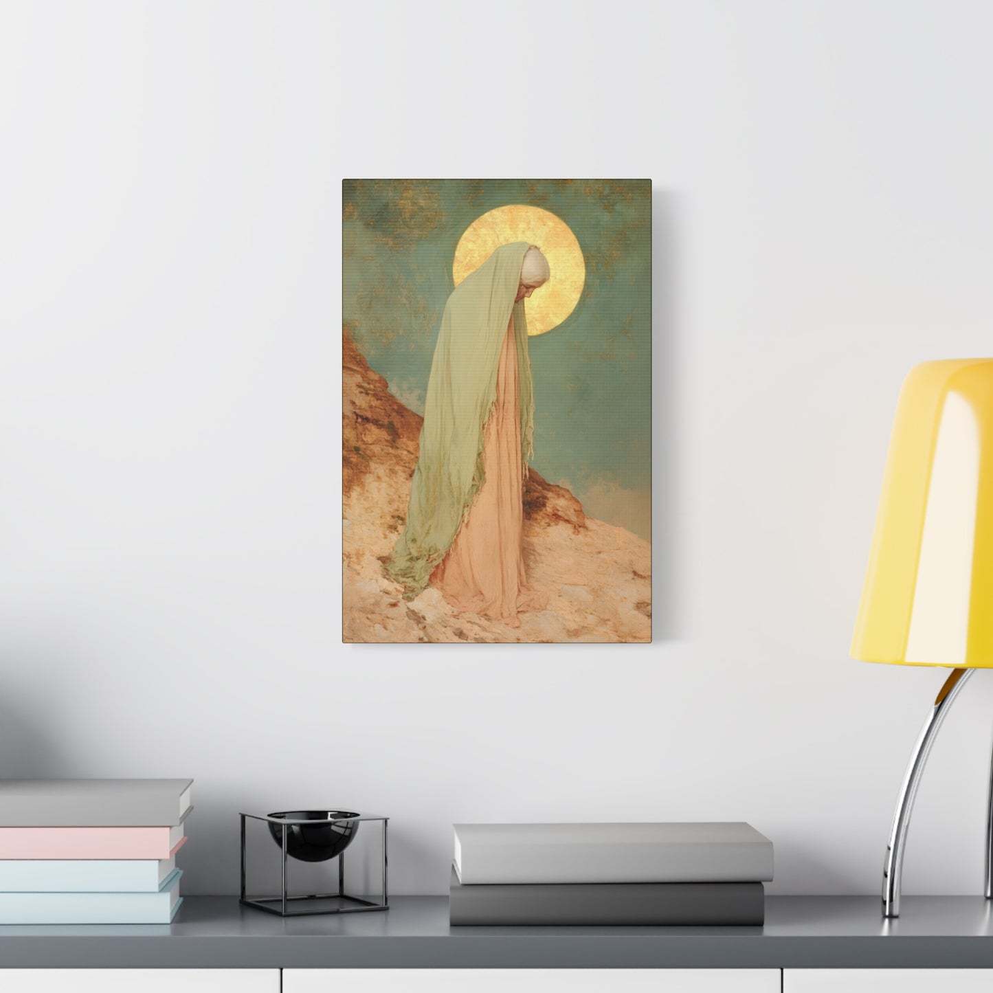 Saint Melania the Elder - Desert Mother - Gallery Wrapped Canvas - Print - Religious Art for your Home - Catholic Art Print