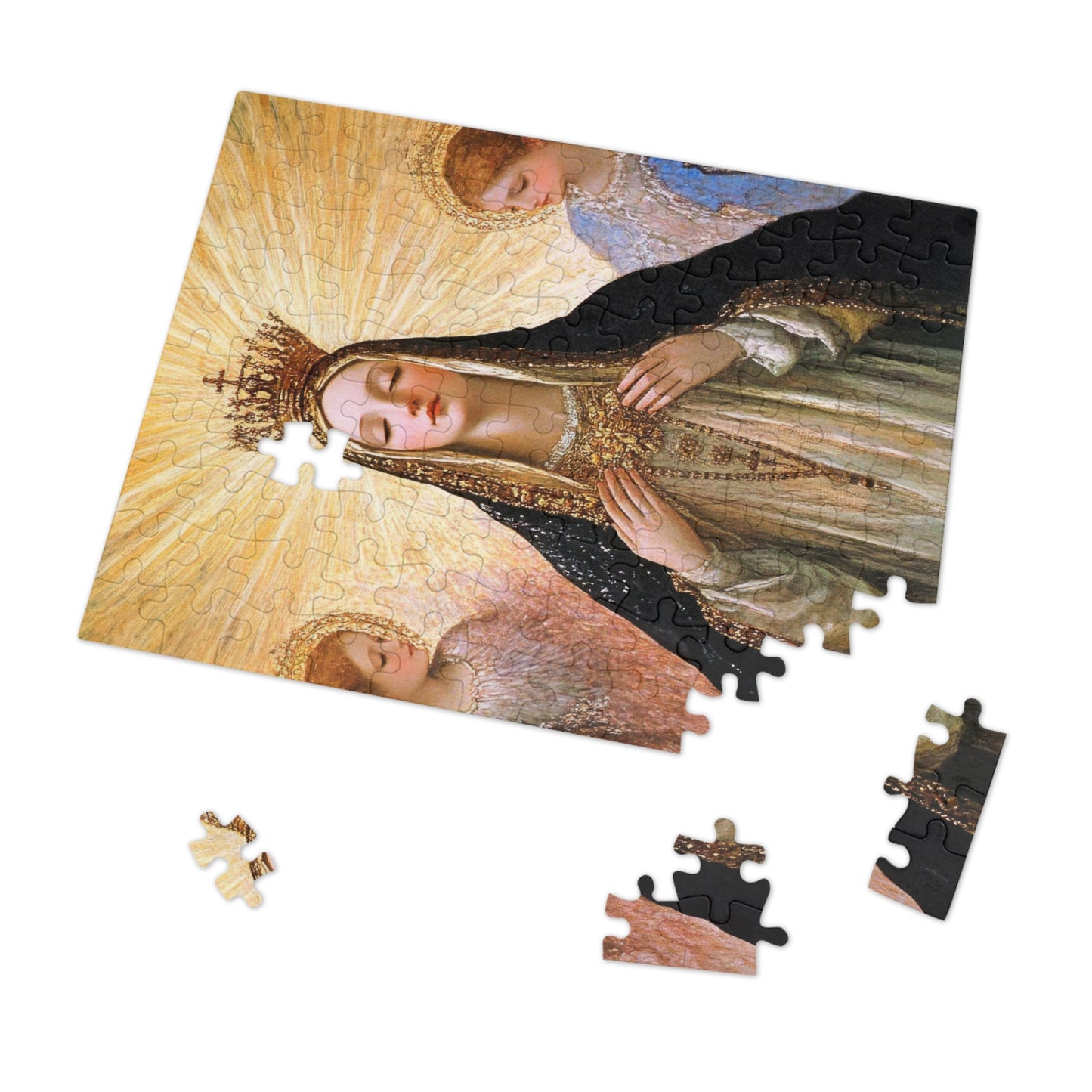 Divine Majesty : The Crowning of the Queen of Heaven - Puzzle and Keepsake Tin - Religious (30, 110, 252, 500,1000) - Religious Puzzle