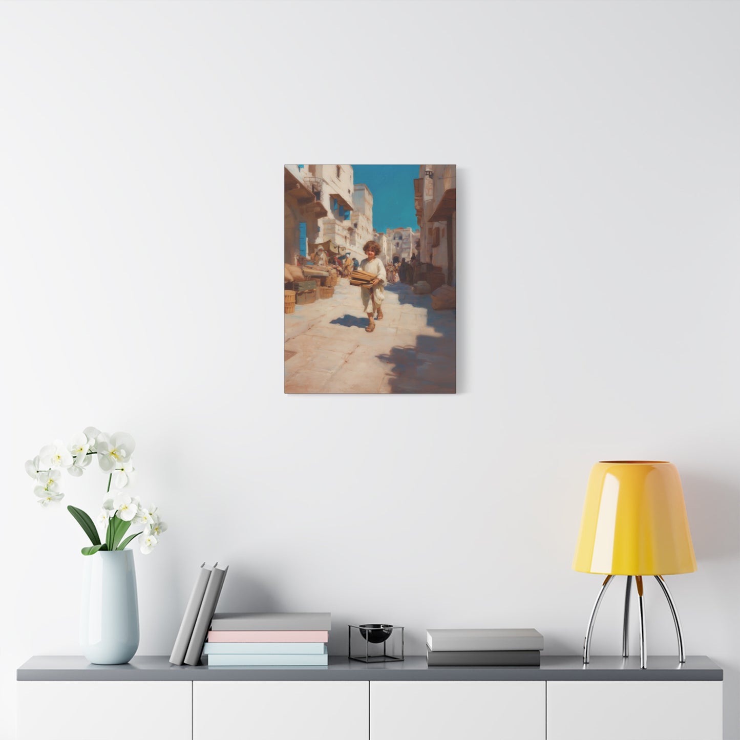 Nazareth and the Hidden Light of Christ - Gallery Wrapped Canvas - Print - Religious Art for your Home - Catholic Art
