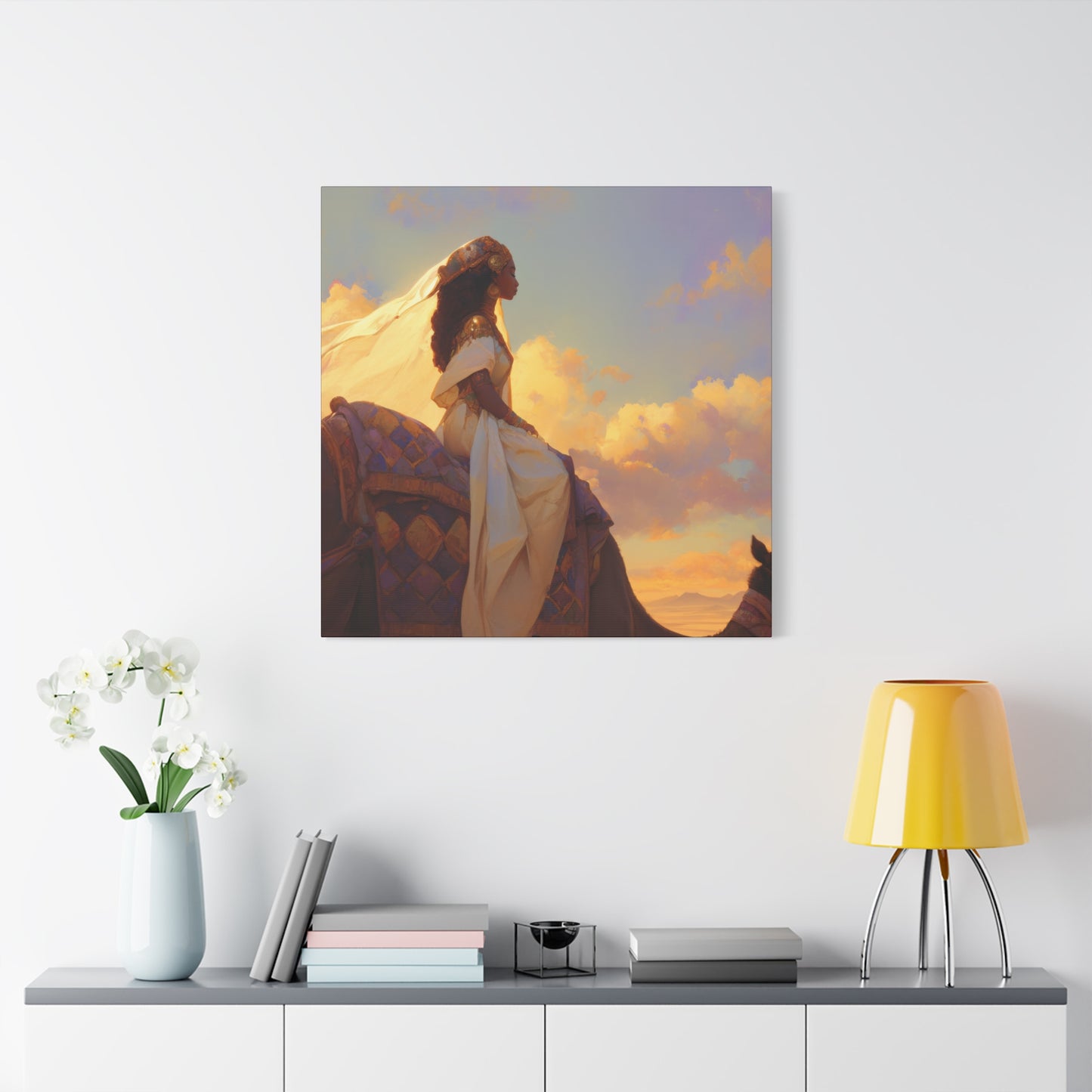 Queen of Sheba - Gallery Wrapped Canvas - Print - Religious Art for your Home - Catholic Art