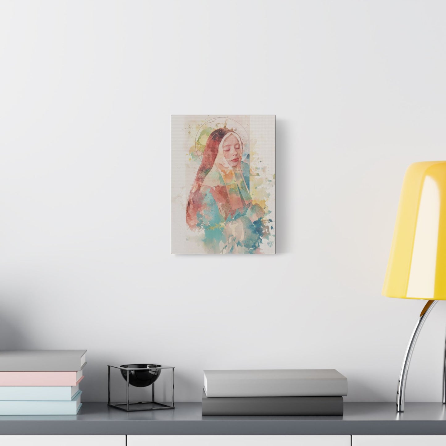 Saint Bernadette - Museum Wrapped Canvas - Sanctified Souls Print - Religious Art for your Home
