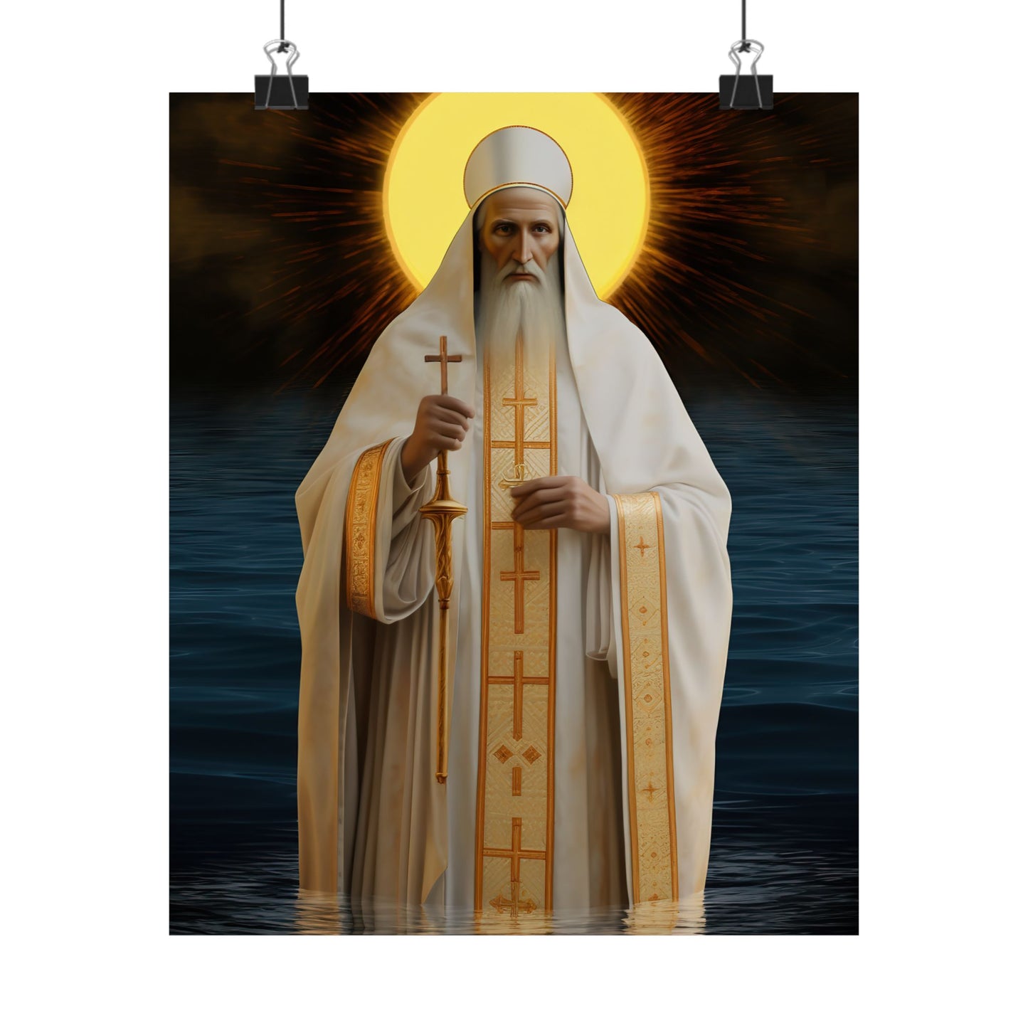Saint Innocent of Alaska - Sanctified Souls Print - Multiple Sizes - Premium Matte Vertical Posters