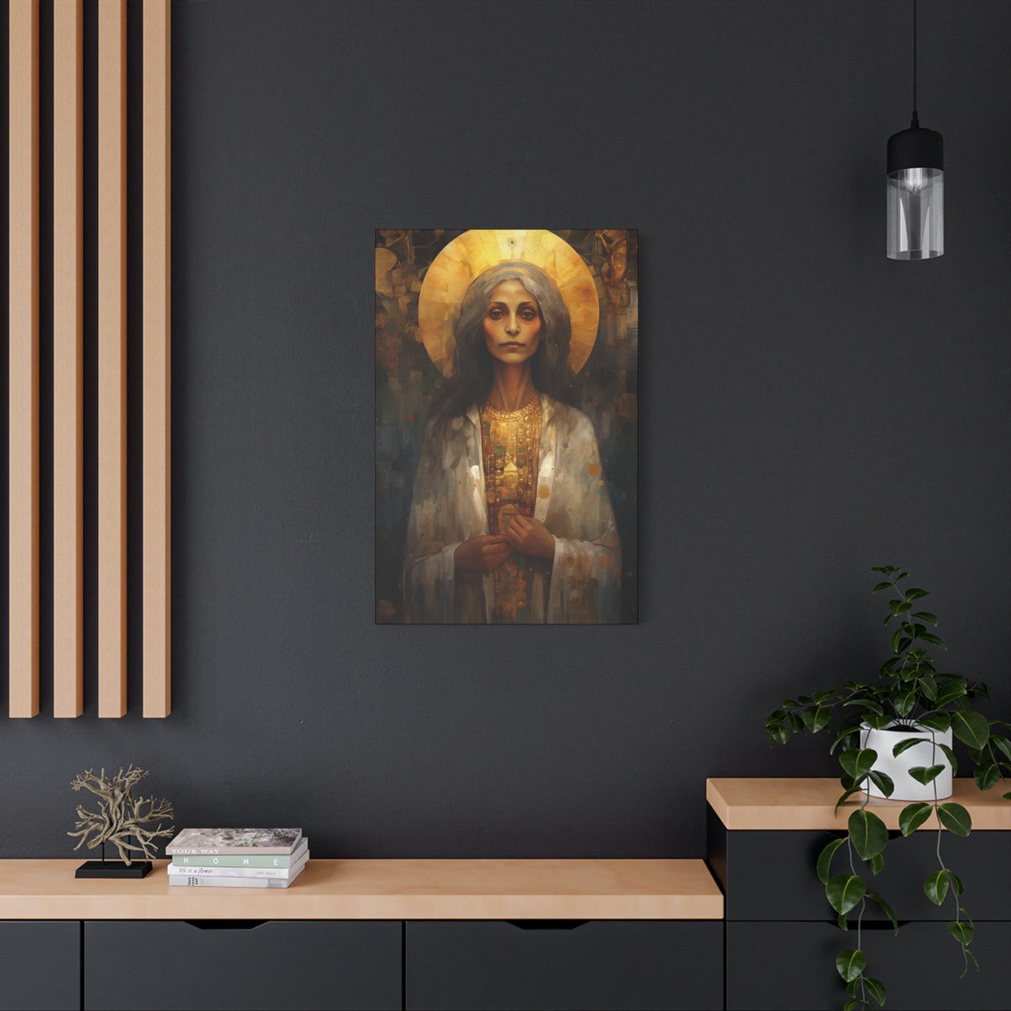 Saint Mary of Egypt - Museum Wrapped Canvas - Sanctified Souls Print - Religious Art for your Home