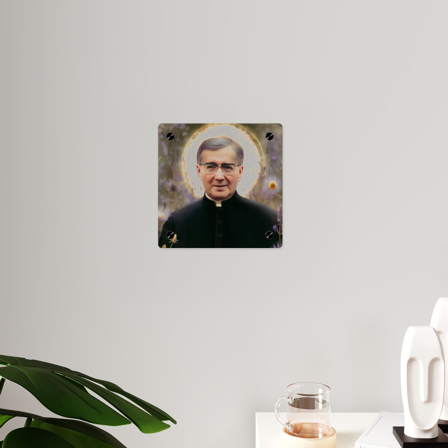 Saint Josemaría Escrivá de Balaguer Acrylic Wall Art Panel - Ready to Hang Acrylic Print - Catholic Saint Art