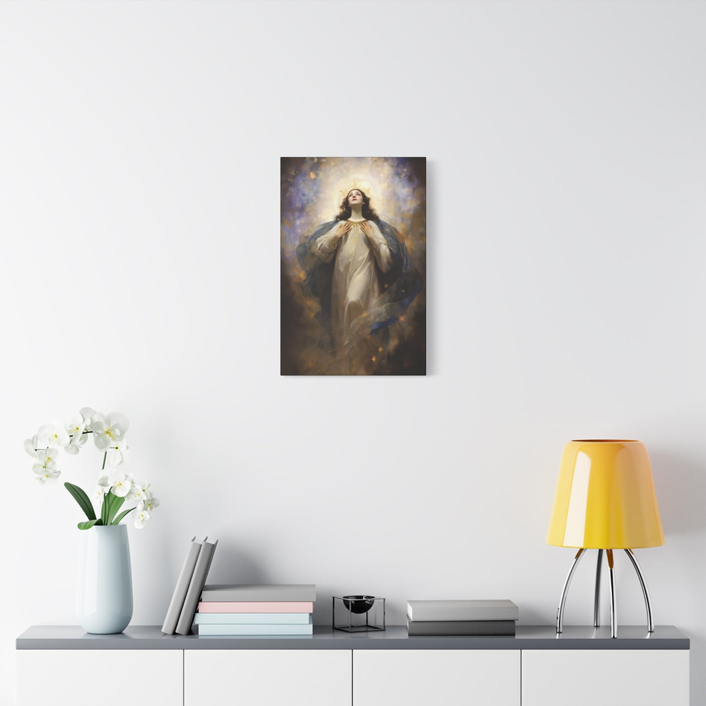 The Assumption of Mary - Museum Wrapped Canvas - Sanctified Souls Print - Religious Art for your Home