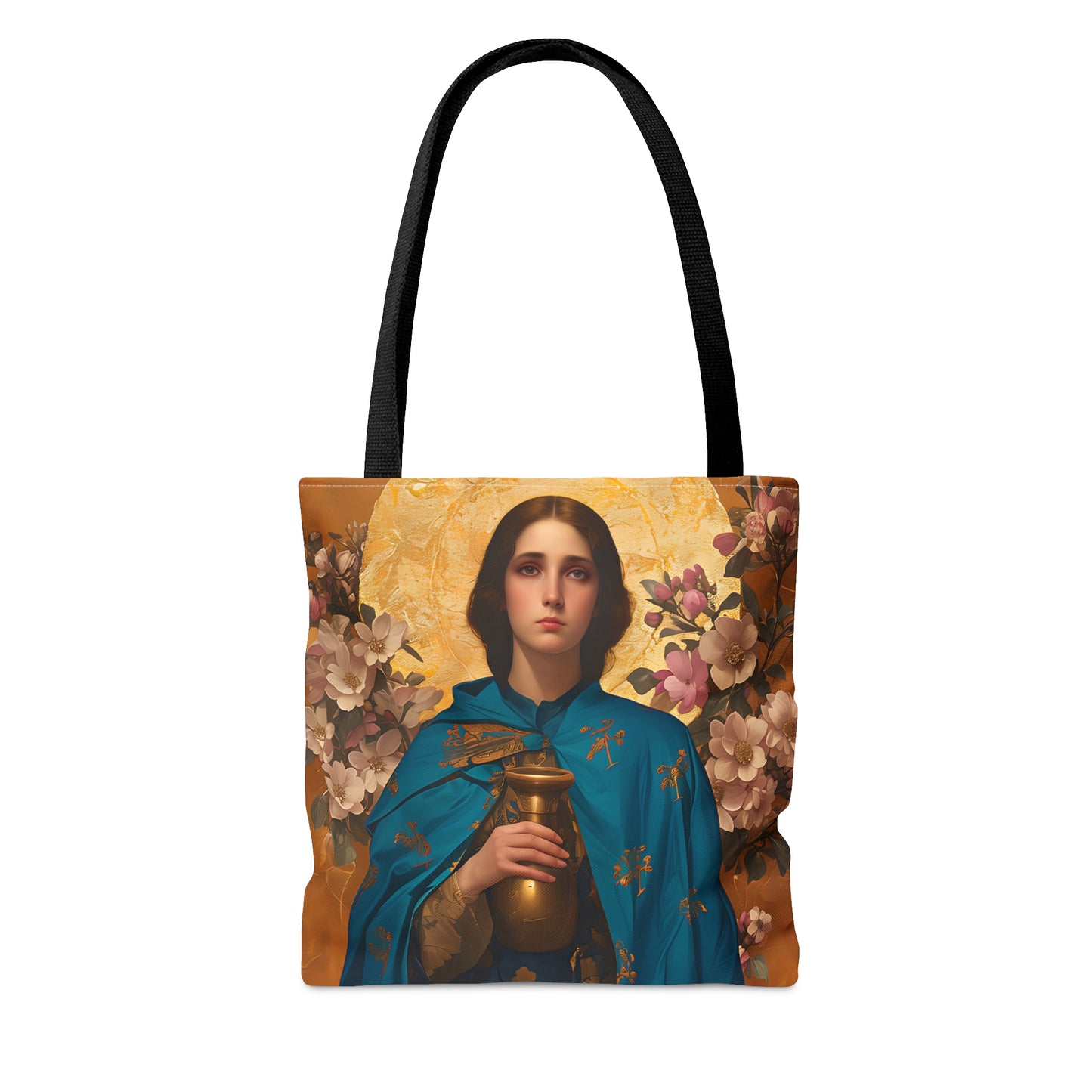 Saint Anastasia the Patrician of Alexandria Tote Bag - Three sizes - Large Medium Small Faith Art Bag - Catholic purse - Double Sided
