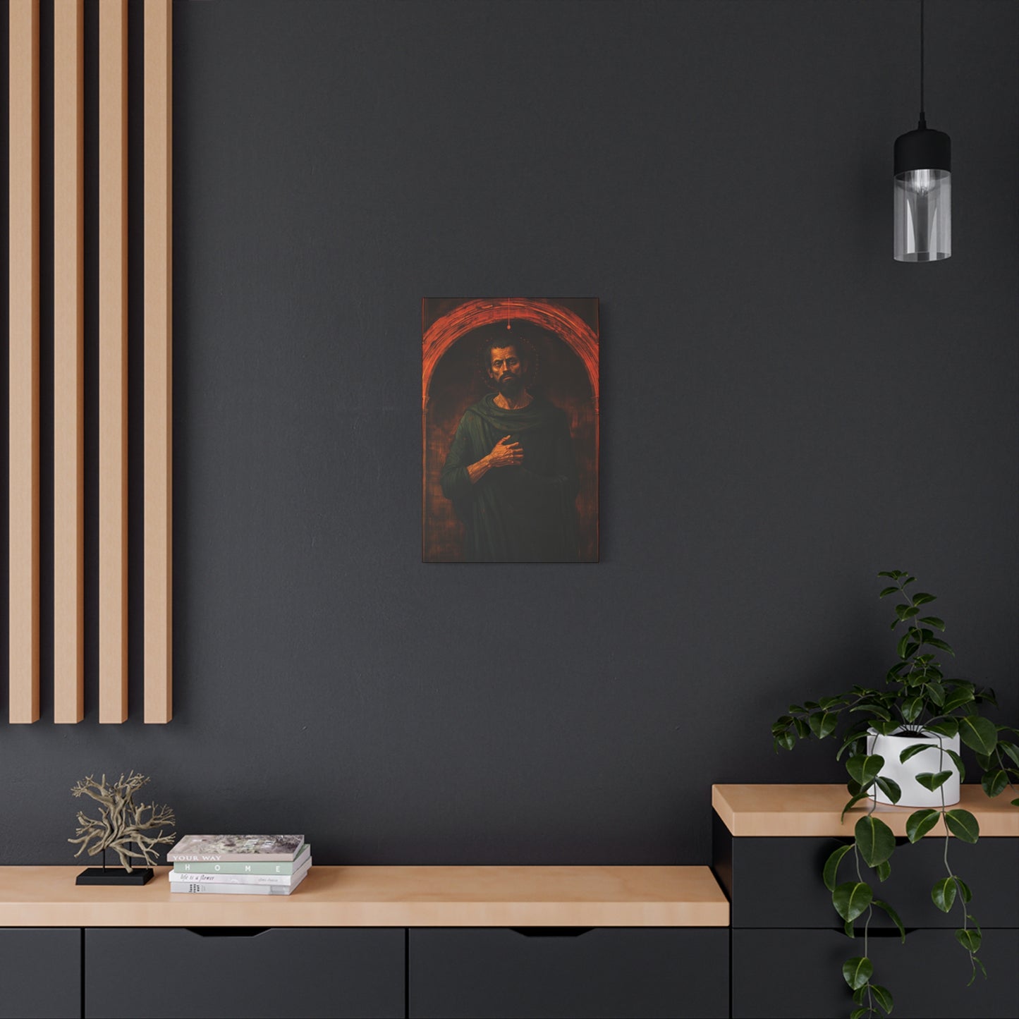 Saint Bartholomew Canvas Print - Multiple Sizes - Catholic Home art - Museum Wrapped Canvas - Sanctified Souls Print