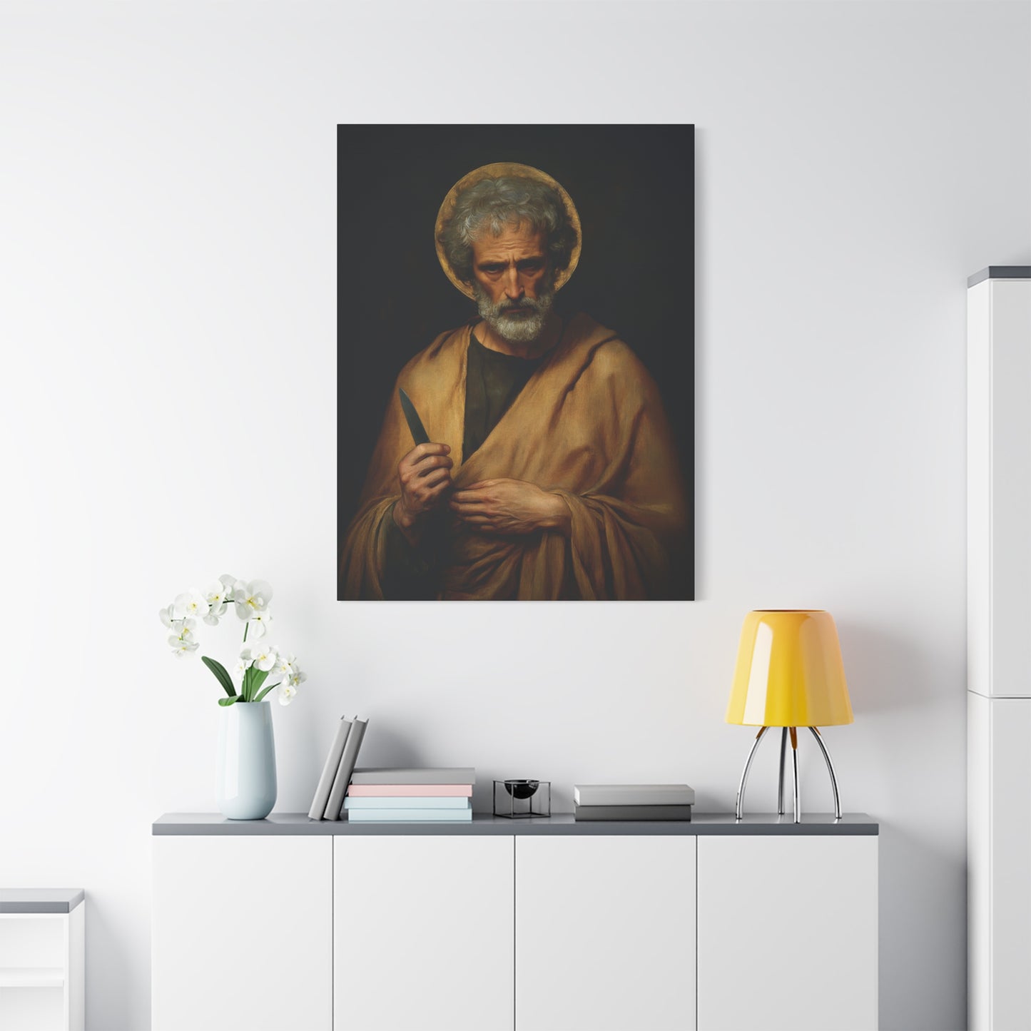 Saint Bartholomew the Apostle  - Gallery Wrapped Canvas - Print - Religious Art for your Home - Catholic