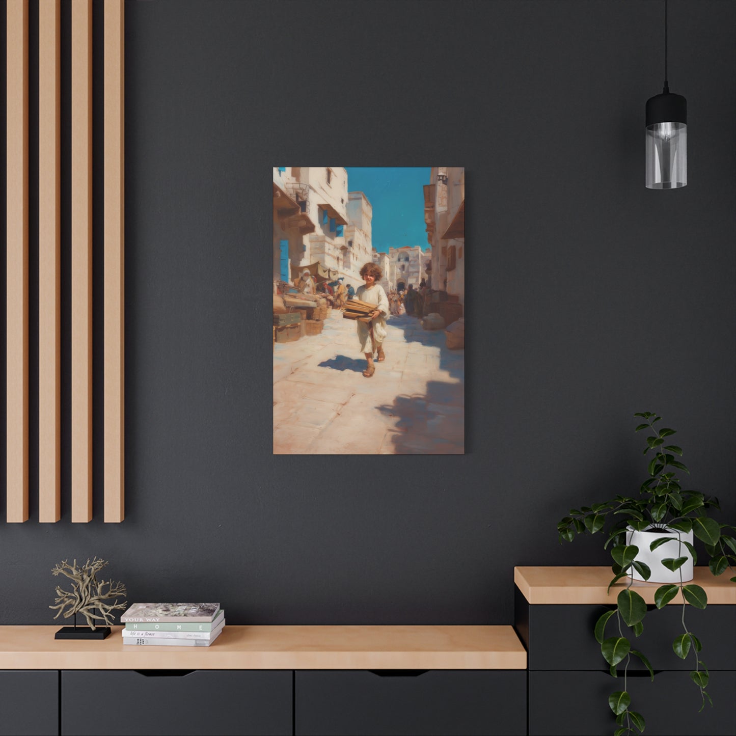 Nazareth and the Hidden Light of Christ - Gallery Wrapped Canvas - Print - Religious Art for your Home - Catholic Art