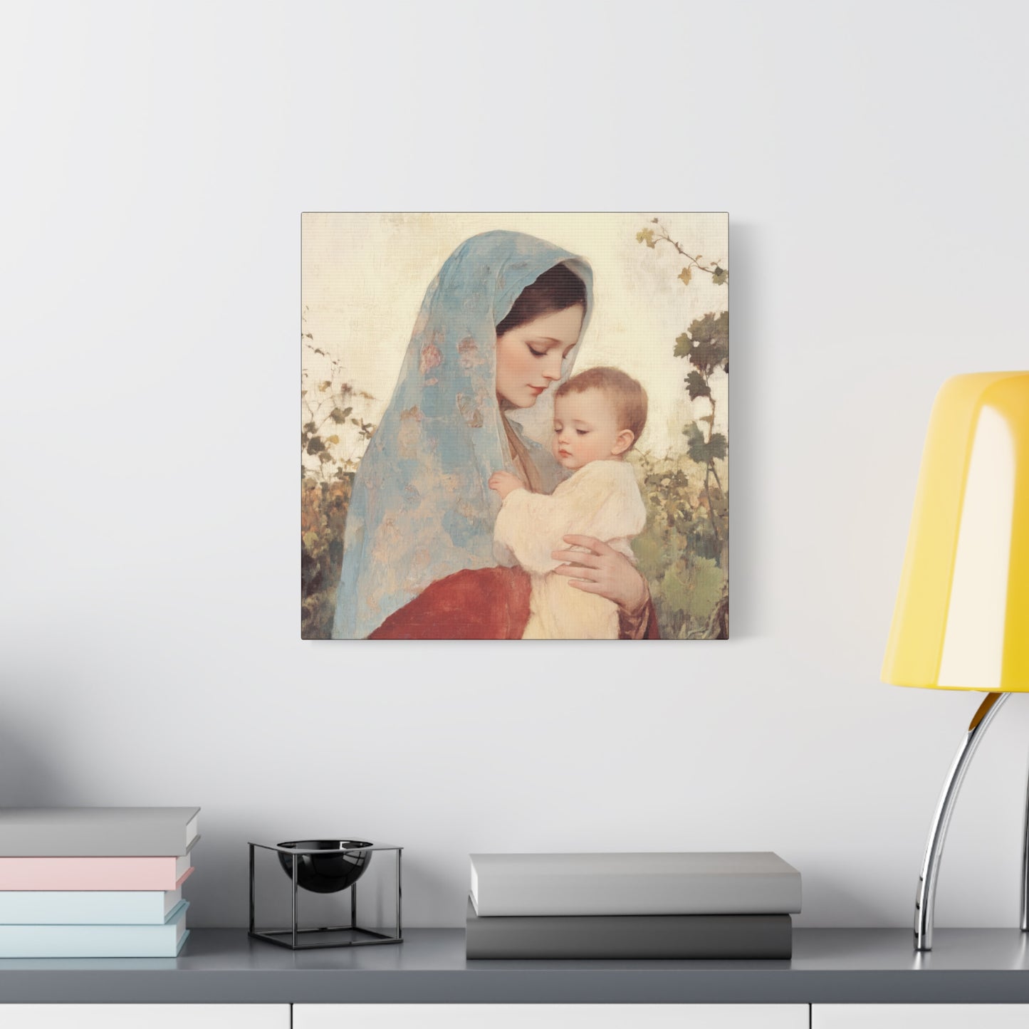 Our Lady of the Grapes / Out Lady of the Harvest - Gallery Wrapped Canvas - Print - Religious Art for your Home - Catholic Art