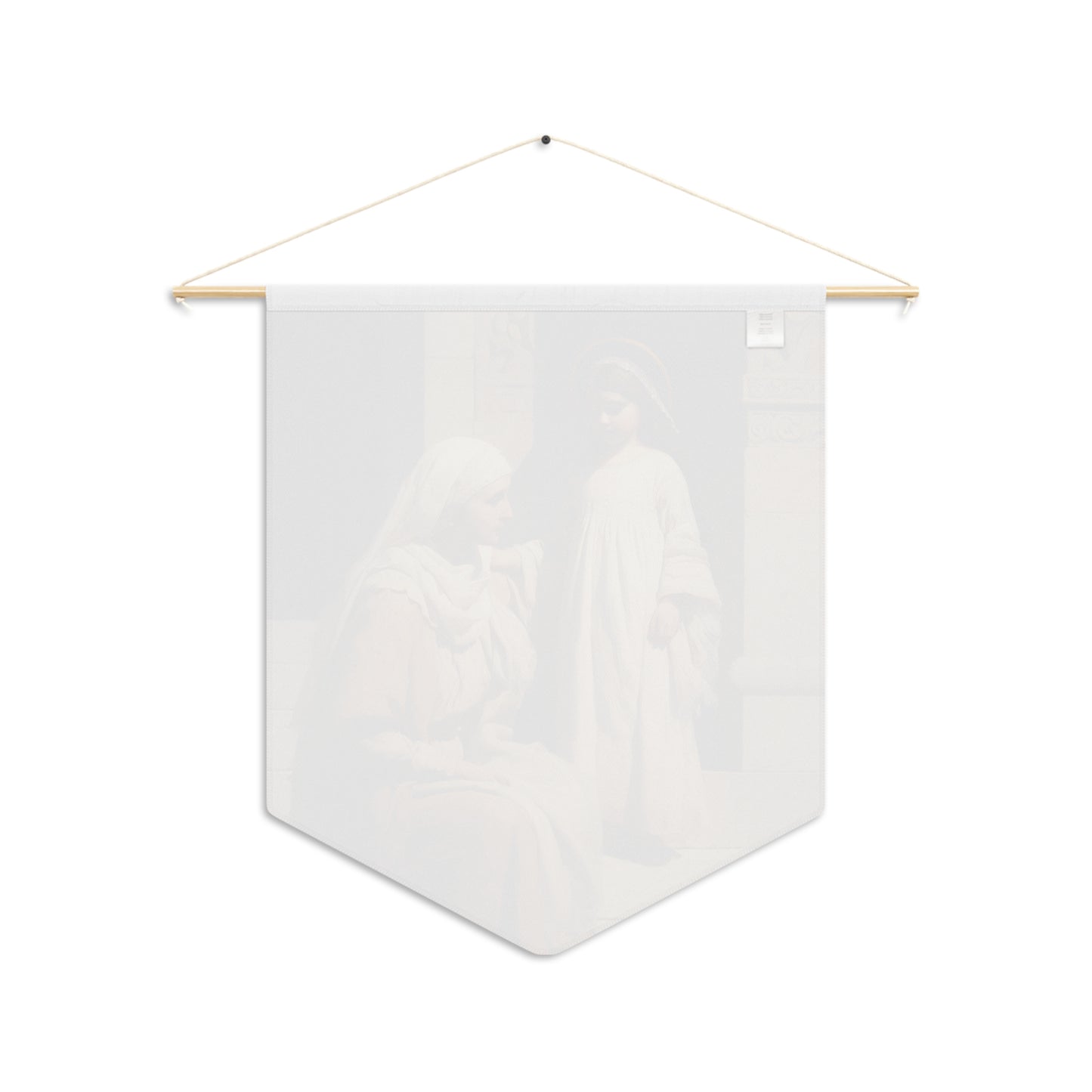 The Feast of the Presentation of the Blessed Mary - Pennant / Banner / Wall Hanging - Prayer room art - Catholic Home - 18" x 21"