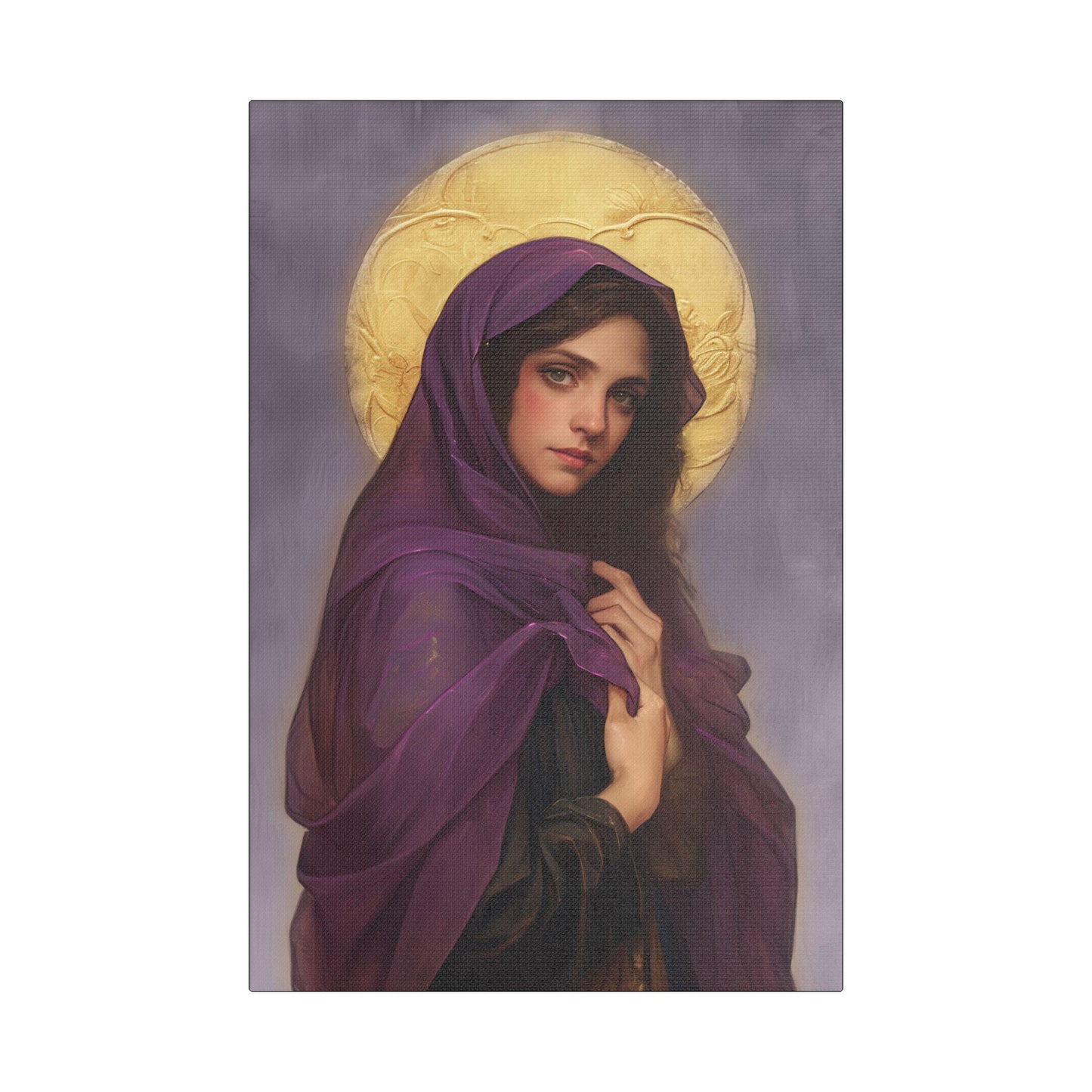 Saint Lydia Purpuraria / Lydia of Thyatira  - Museum Wrapped Canvas - Print - Religious Art for your Home - Christian print - Religious
