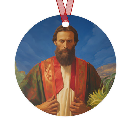 Saint John the Baptist - Religious Holiday Christmas Ornament and Keepsake - Double sided Religious Ornament