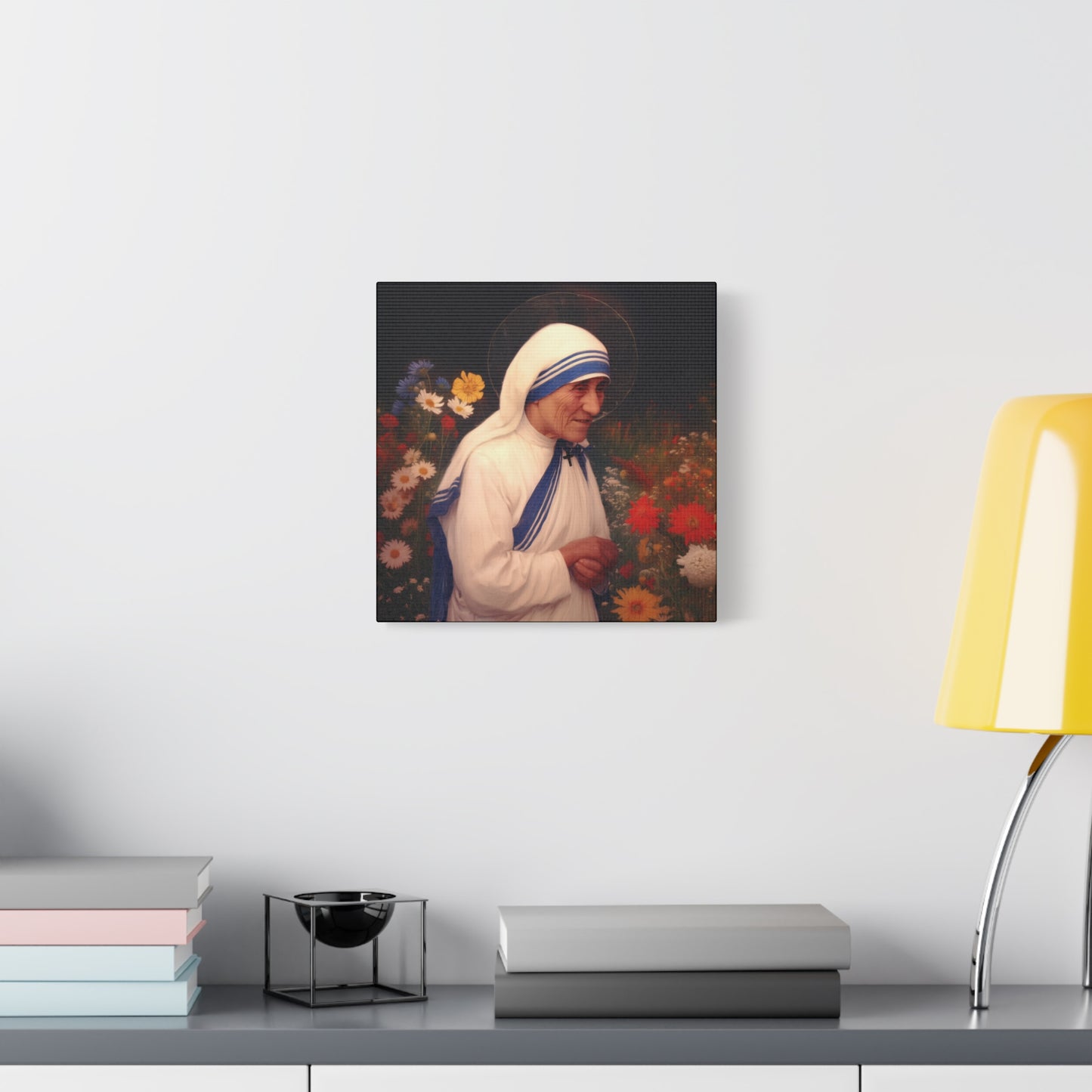 Saint Teresa of Calcutta -  Museum Wrapped Canvas - Sanctified Souls Print - Religious Art for your Home - Catholic Patron Saint Art