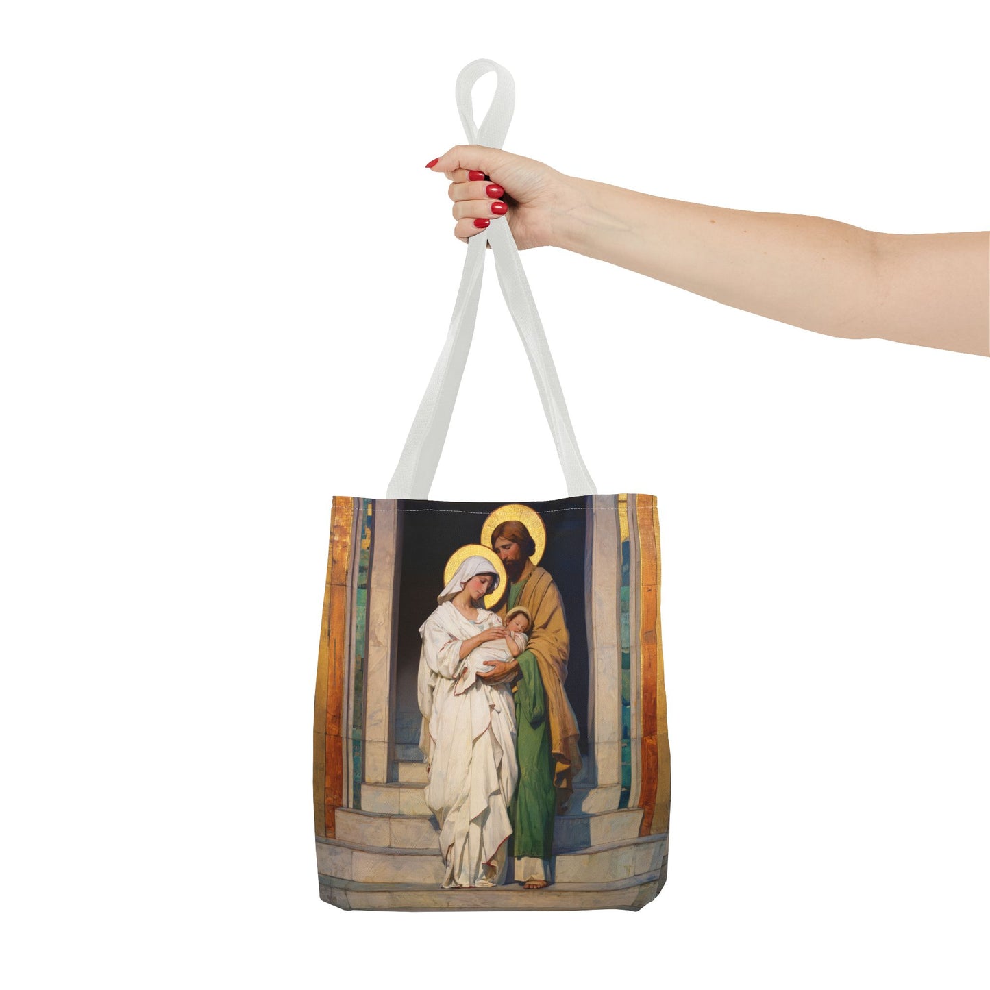 The Feast of the Presentation of the Lord - Holy Family - Tote Bag - Large Medium Small Faith Art Bag - Re-usable Tote Purse - Double Sided