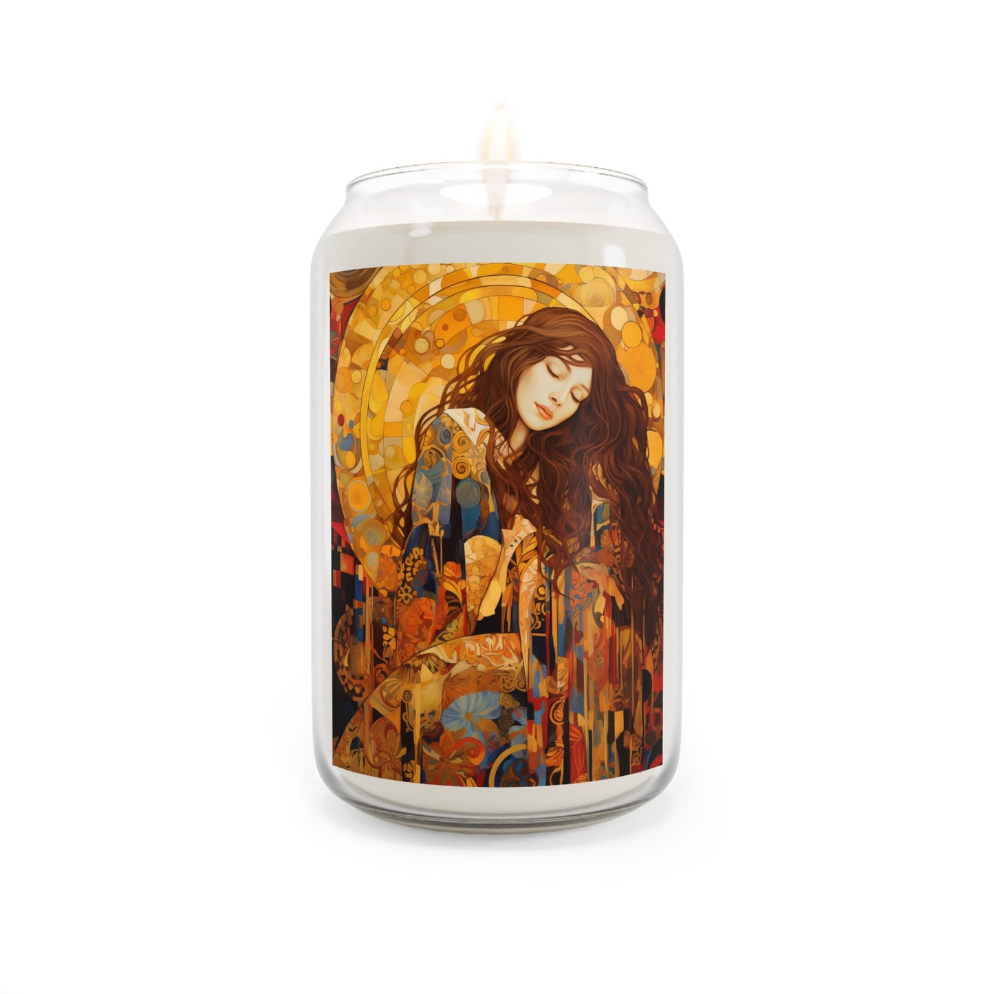 Embodied Grace: Mary Magdalene's Resilience Scented Prayer Candle, 13.75oz - Tall Size - Religious Prayer Candle - Catholic Art