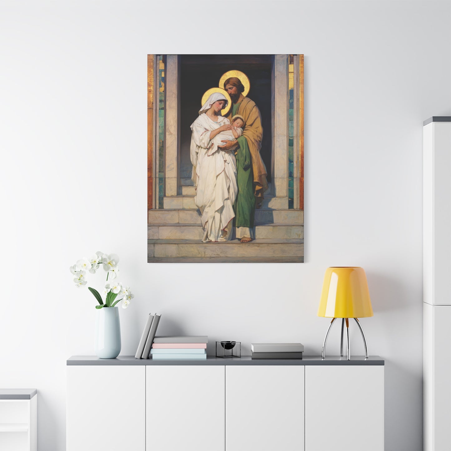 The Feast of the Presentation of the Lord - Holy Family - Gallery Wrapped Canvas - Print - Religious Art for your Home - Catholic art print - prayer room art