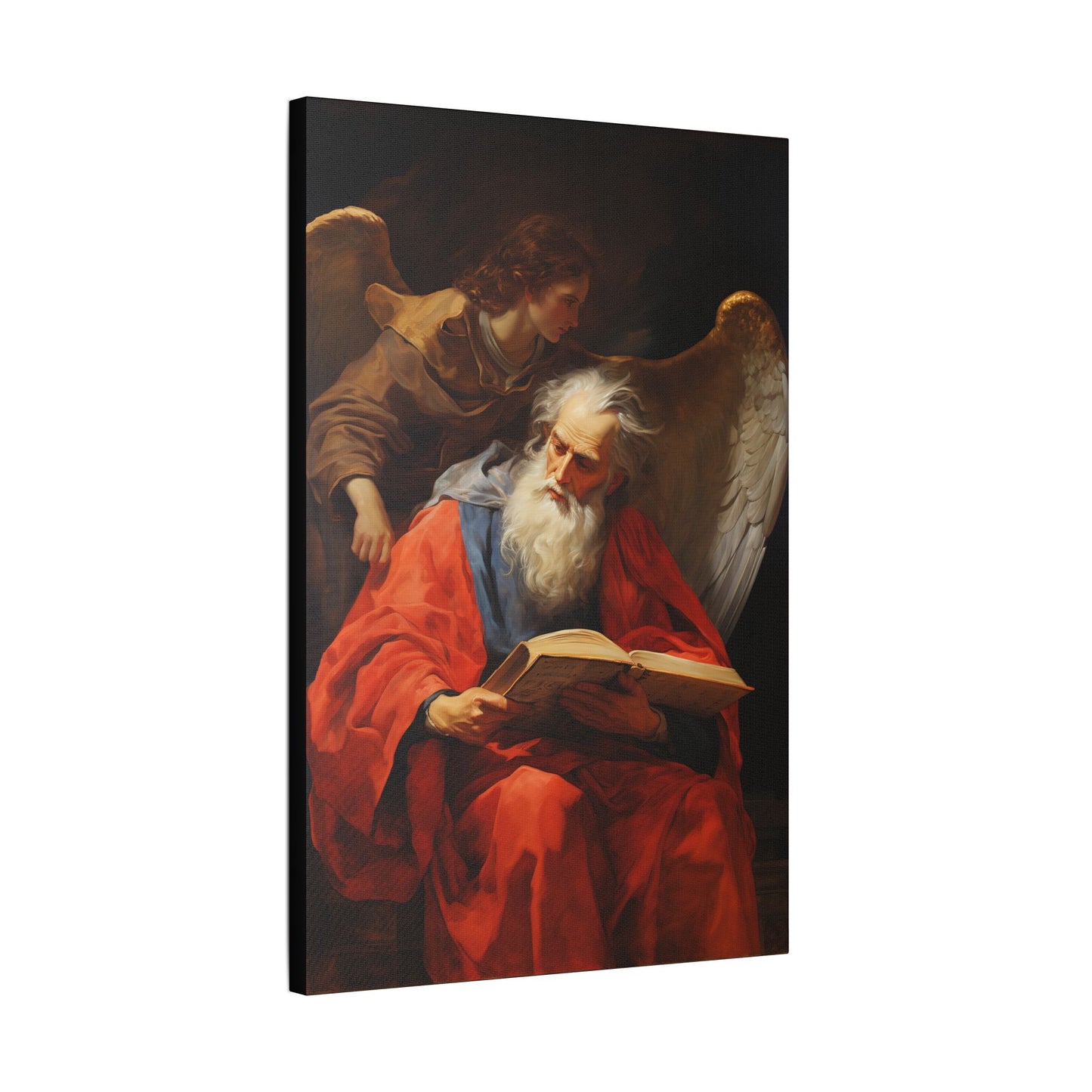 Saint Matthew the Apostle - Museum Wrapped Canvas - Sanctified Souls Print - Religious Art for your Home