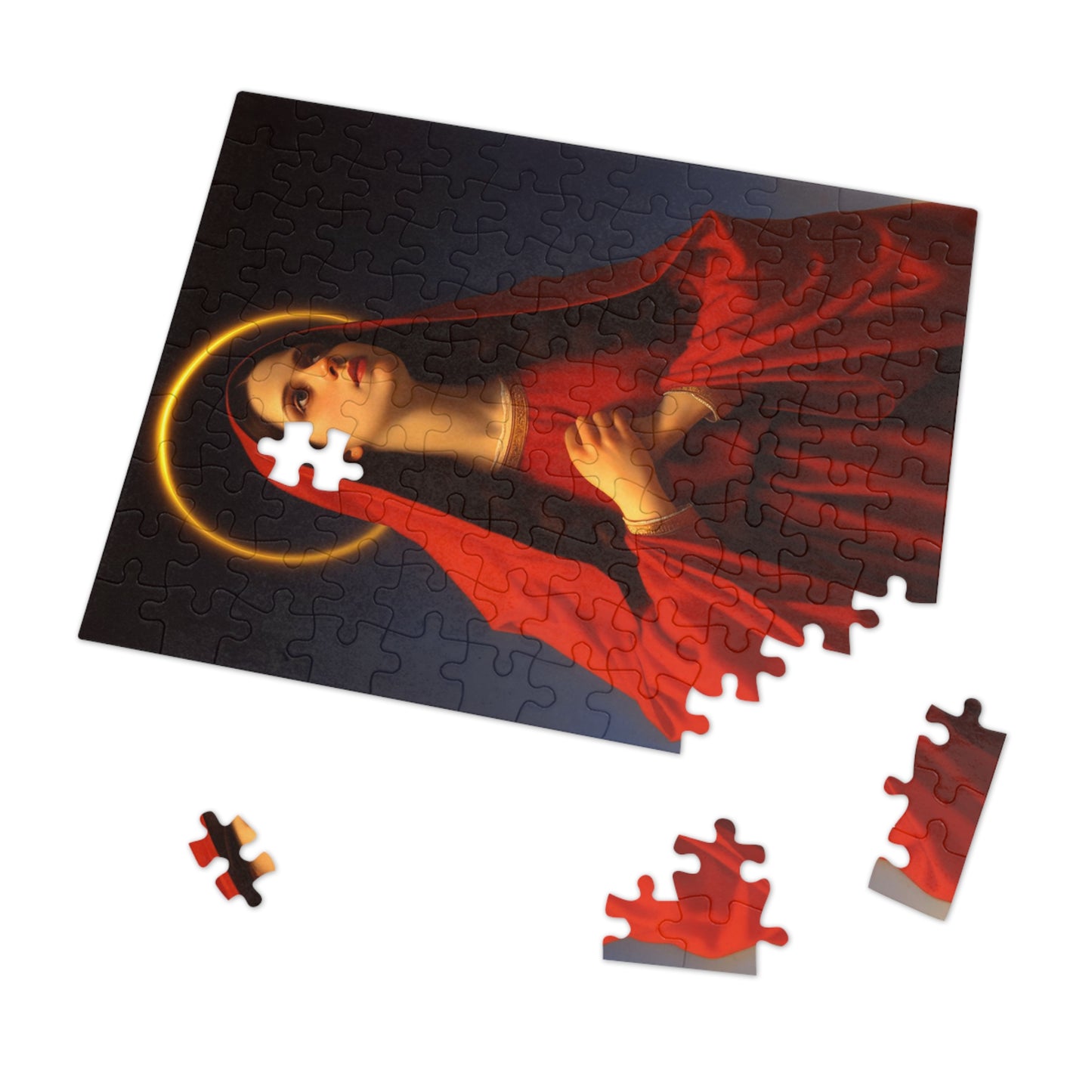 Mary the Blessed Virgin - Puzzle and Keepsake Tin - Religious Jigsaw Puzzle (30, 110, 252, 500,1000-Piece) - Religious Puzzle