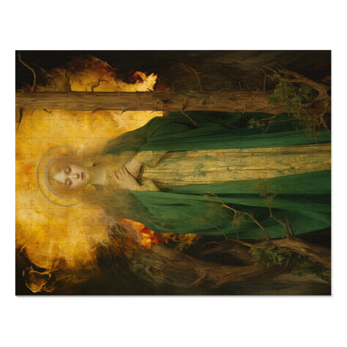 Saint Afra - Puzzle and Keepsake Tin - Religious Jigsaw Puzzle (30, 110, 252, 500,1000-Piece) - Religious Puzzle