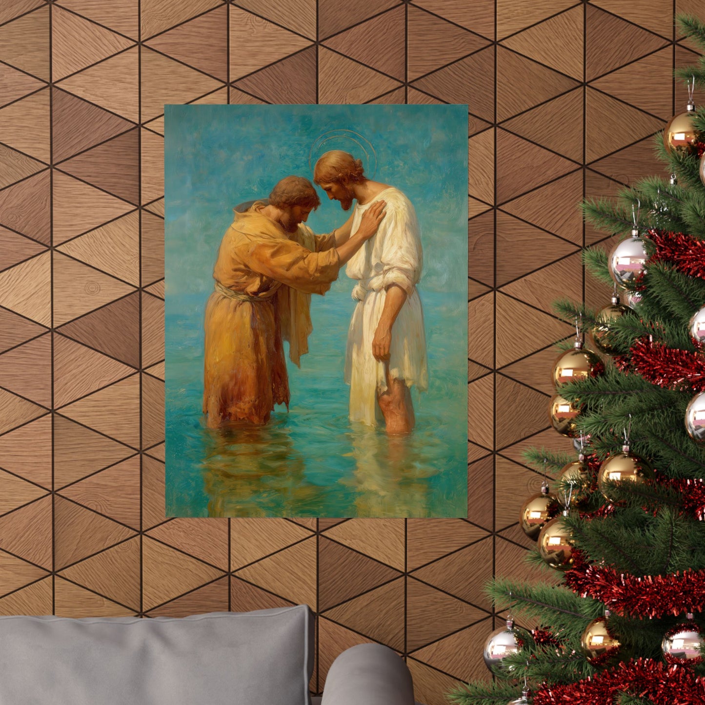 Saint John the Baptist, Servant of the Dawn - Sanctified Souls Print - Multiple Sizes - Premium Matte Vertical Posters