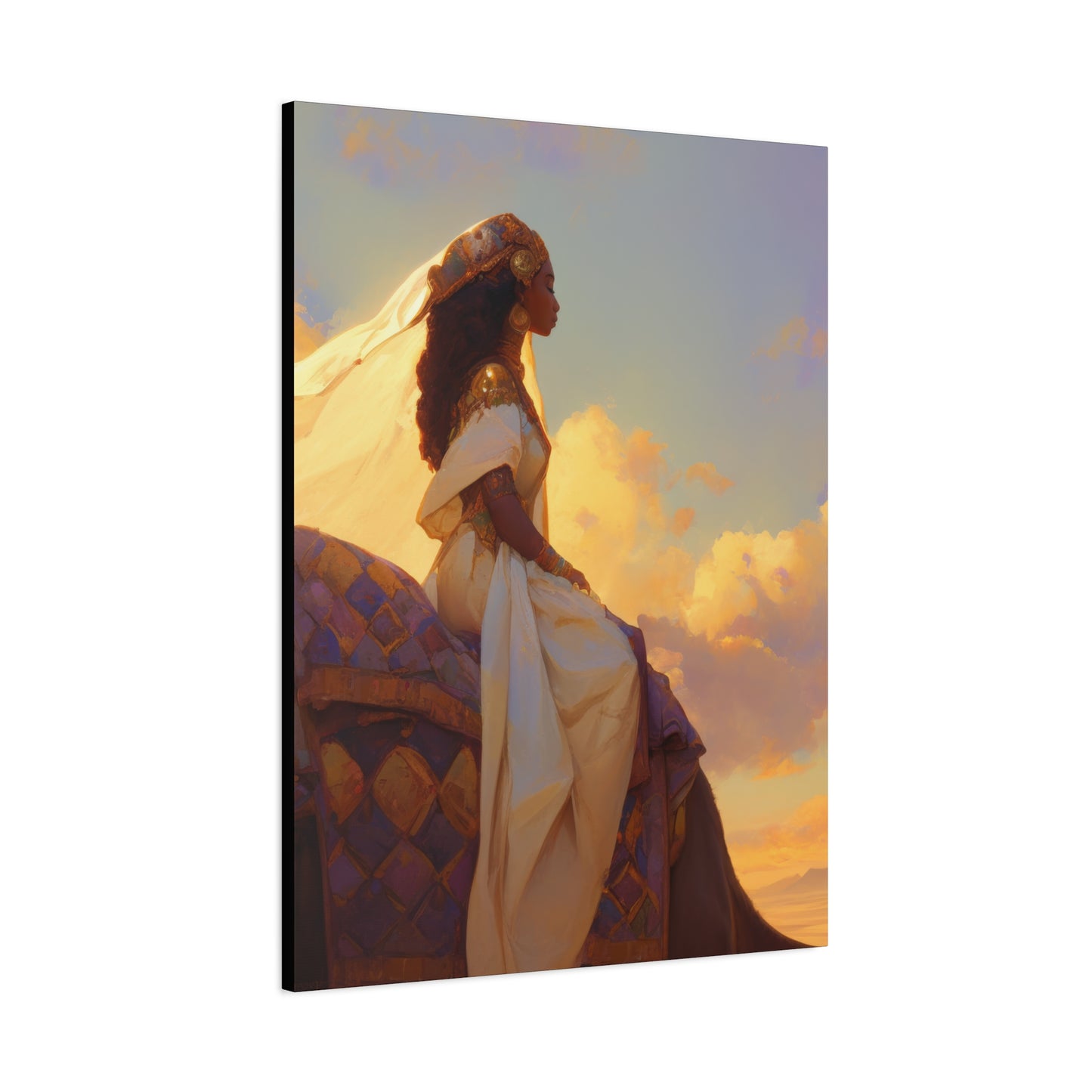 Queen of Sheba - Gallery Wrapped Canvas - Print - Religious Art for your Home - Catholic Art