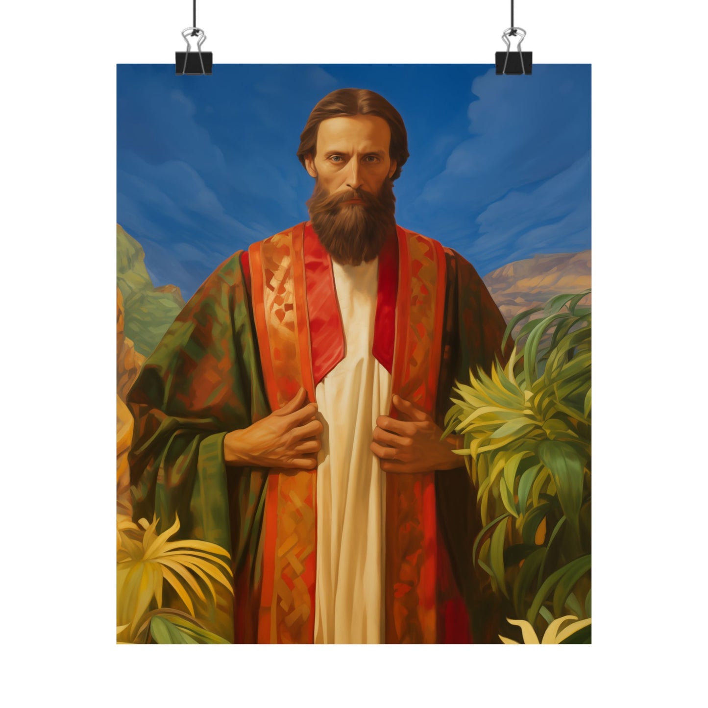 Saint John the Baptist - Sanctified Souls Print - Multiple Sizes - Premium Matte Vertical Posters