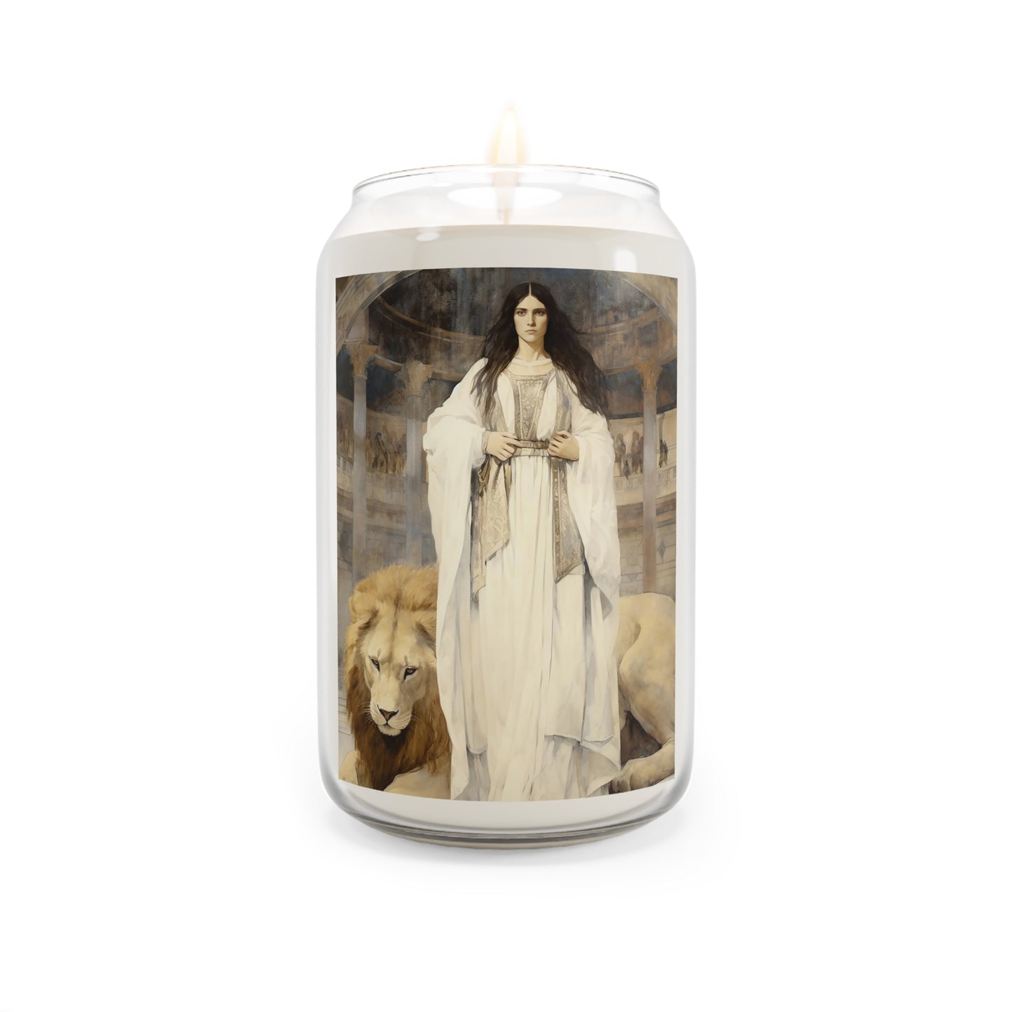 Saint Euphemia  - Scented Prayer Candle, 13.75oz - Tall Size - Religious Prayer Candle - Catholic Art
