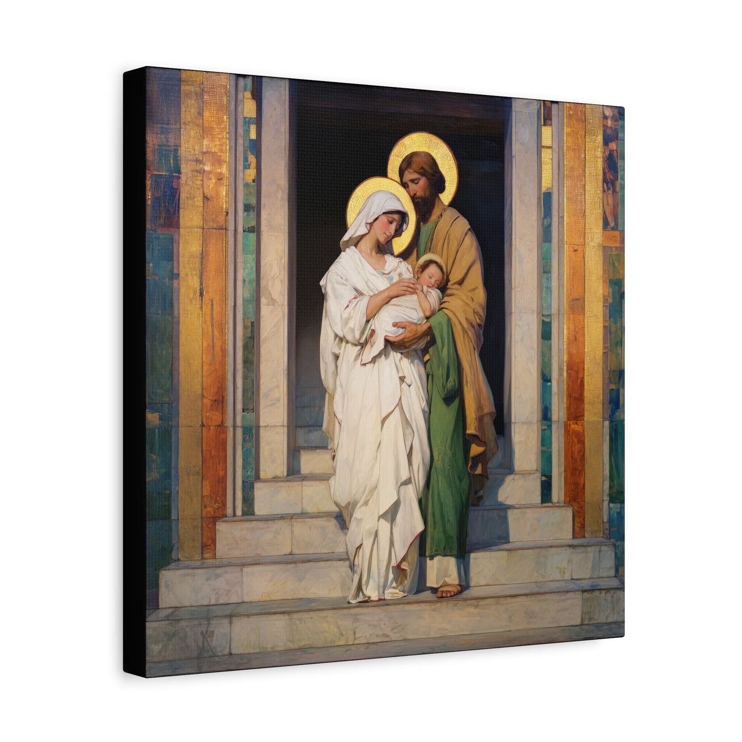 The Feast of the Presentation of the Lord - Holy Family - Gallery Wrapped Canvas - Print - Religious Art for your Home - Catholic art print - prayer room art